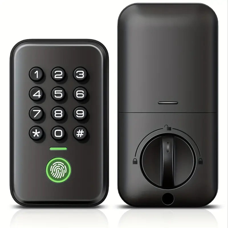 Fingerprint Door Lock, Keyless Entry Door Lock, Electronic Keypad Deadbolt, Biometric Smart Locks for Front Door, Auto Lock