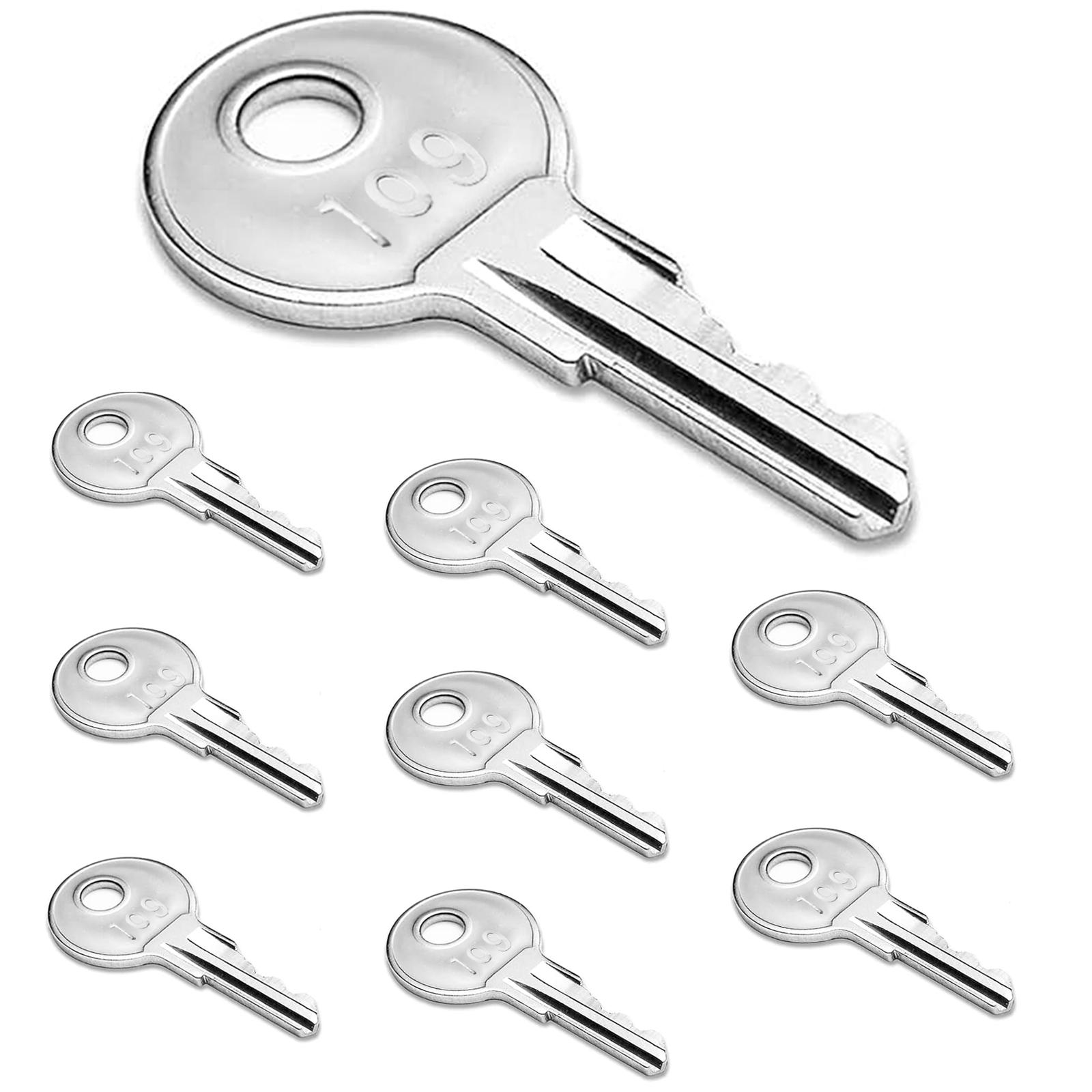 CH751 Keys,Pack of 9 CH751 RV Keys for RV Compartments Campers Storage Cabinets Push Locks