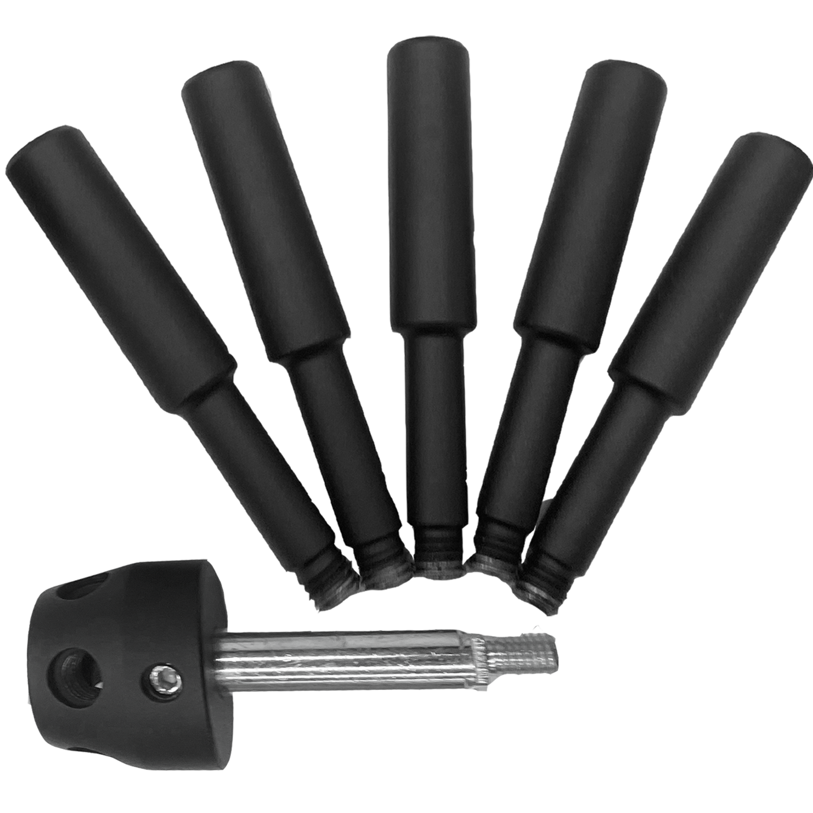 5 Spoke Gun Safe Handle, Black Heavy-Duty Handle fits Most Fireproof Rifle Safe, Gun Cabinets, Depository Safes, Strong Box, Gun Safes and Vault Doors