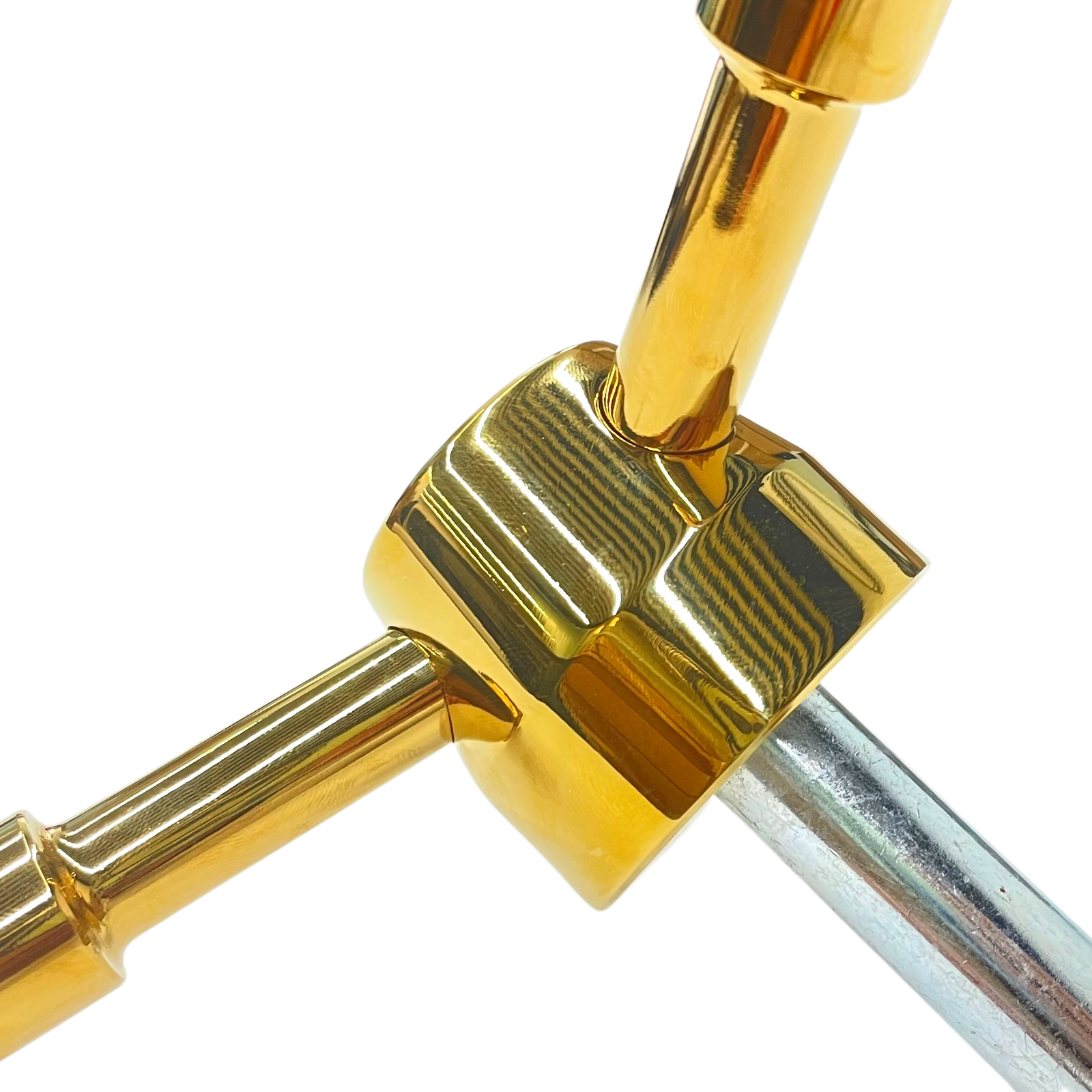  3 Spoke Gun Safe Handle Replacement, Gold Finish Heavy-Duty Handle for Safe Box, Gun Safes, Vault Doors, Gun Safes,Fireproof safes and Vault Doors