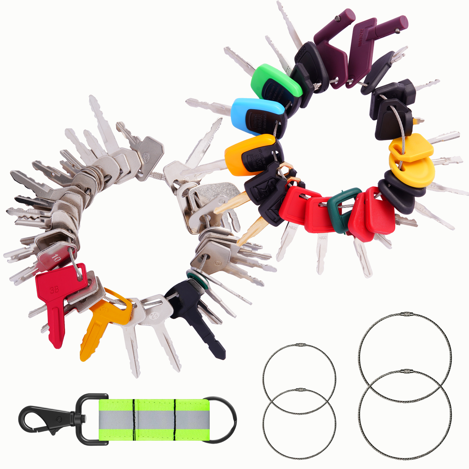 55 Heavy Equipment Keys Master Set Construction Equipment Manufactures Machine Ignition Key