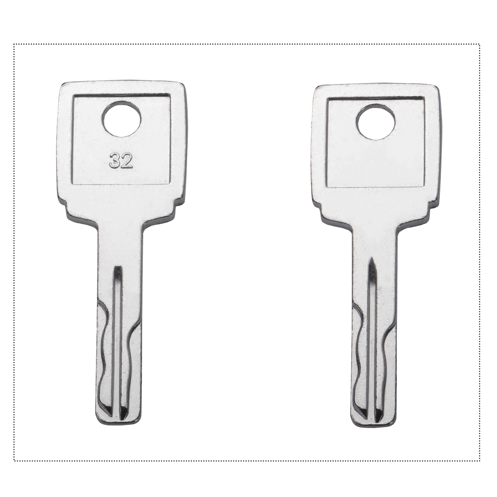 Heavy Equipment Keys, 10 Pack Laser Cut Volvo Key 11039228 for Volvo Loader Haul Truck Models A25D A35C A35D A40 A40D