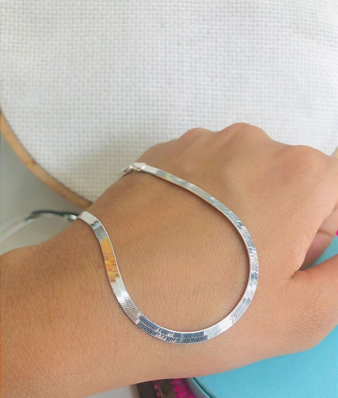 Pulseira Laminada Prata