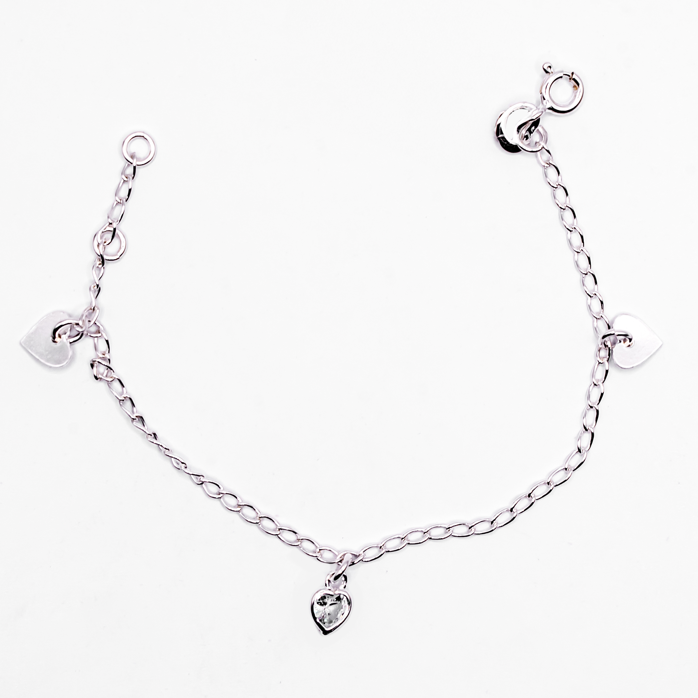 Pulseira Infantil  coração 