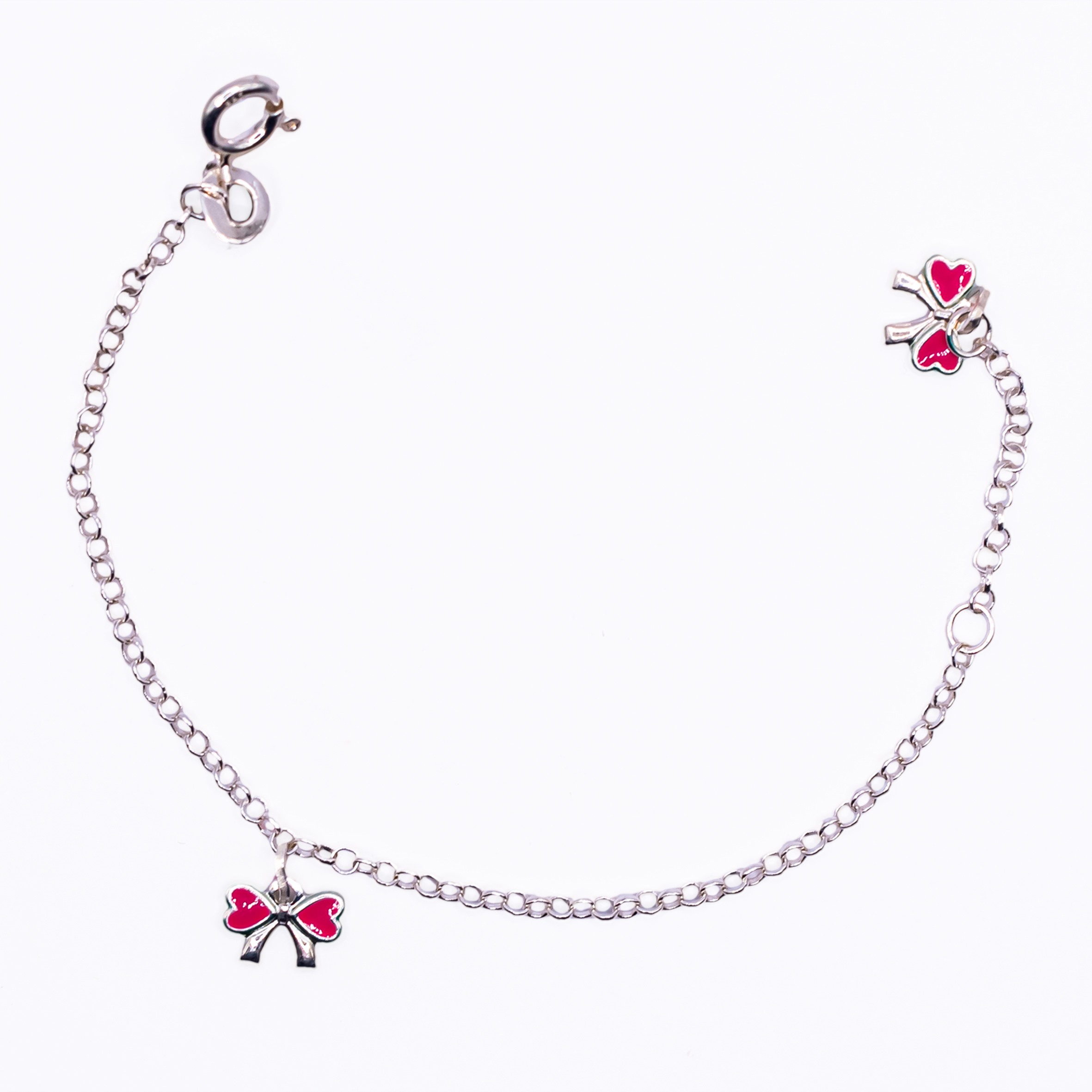Pulseira Laço Rosa 