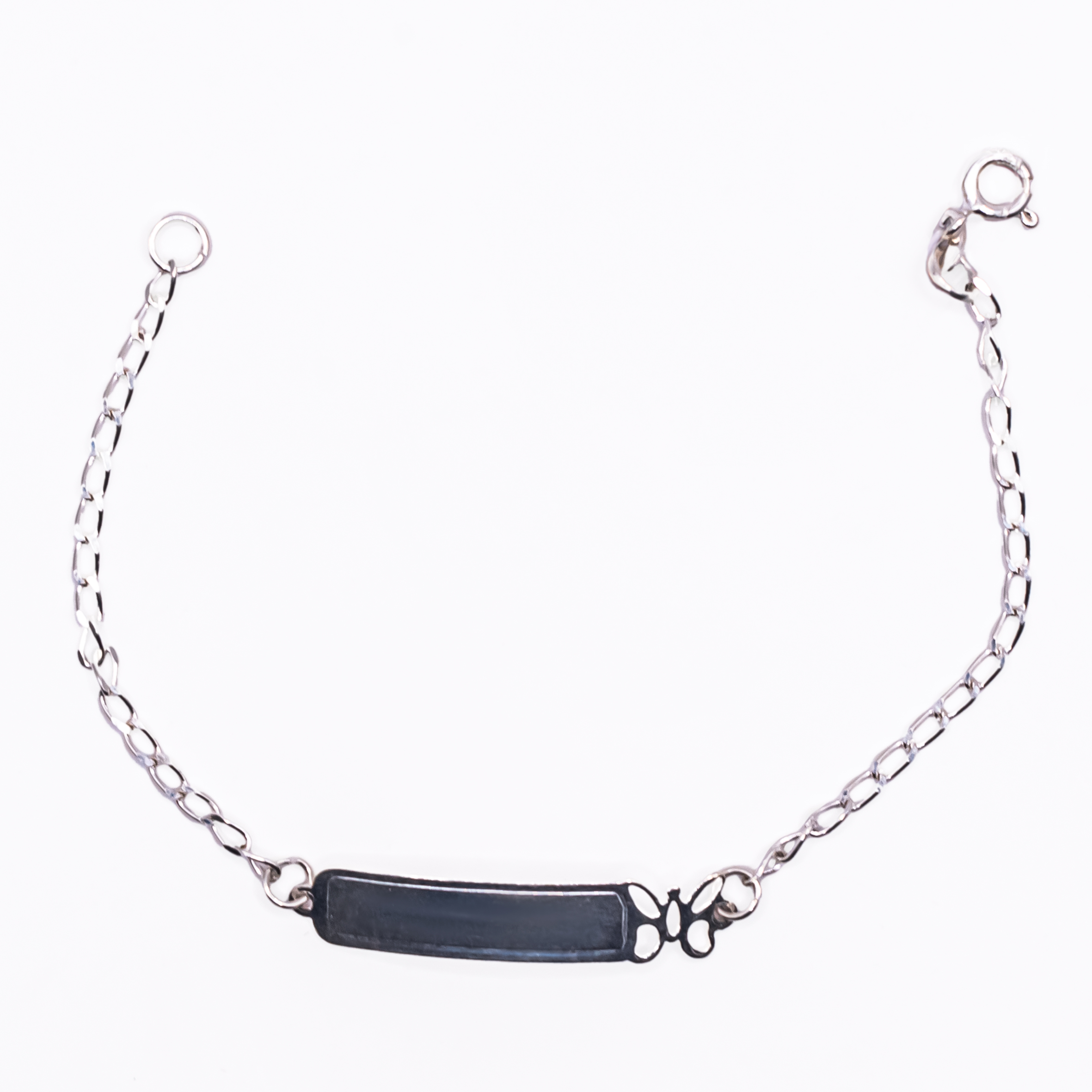 Pulseira Plaquinha Prata 