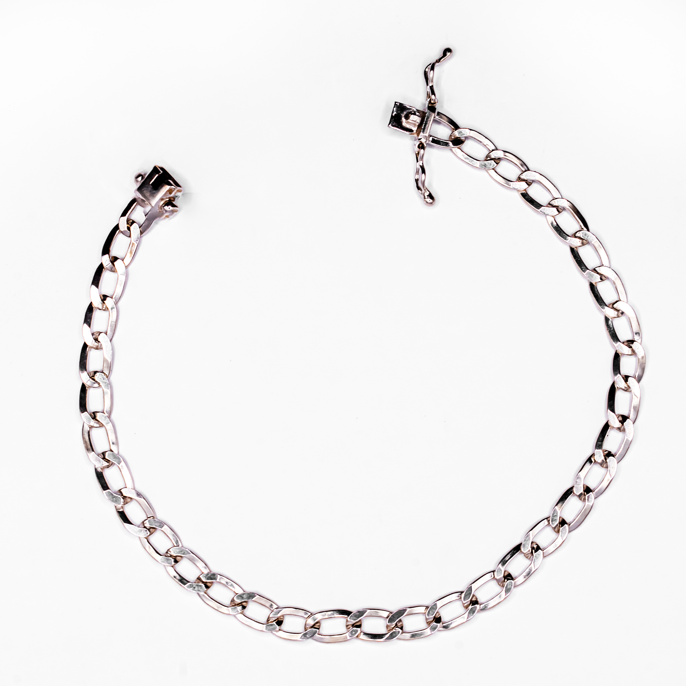 Pulseira Prata Fecho Gaveta 