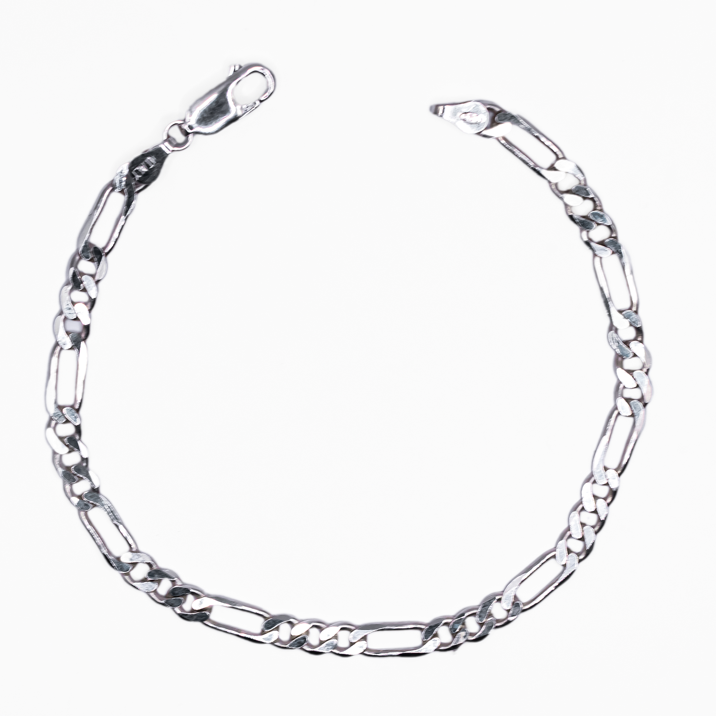 Pulseira Prata   3x1 3 mm