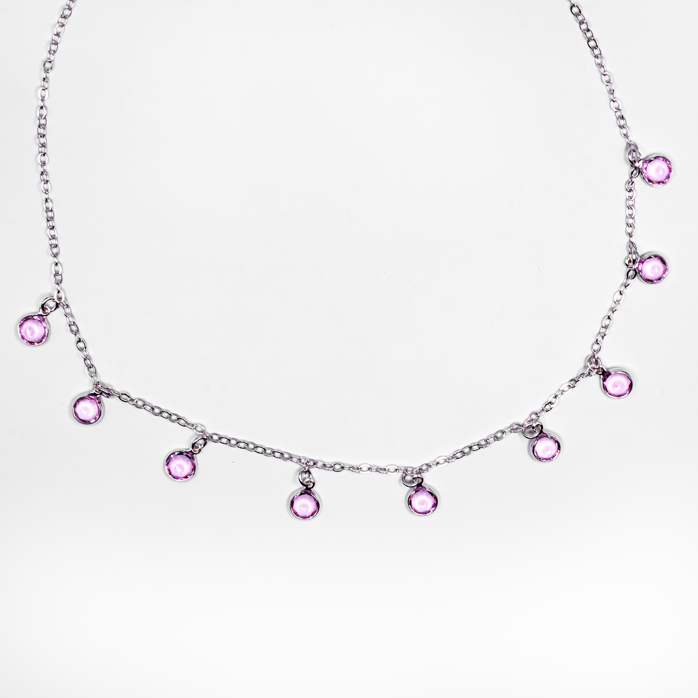 Shoker Prata Rosa  / Cristal 