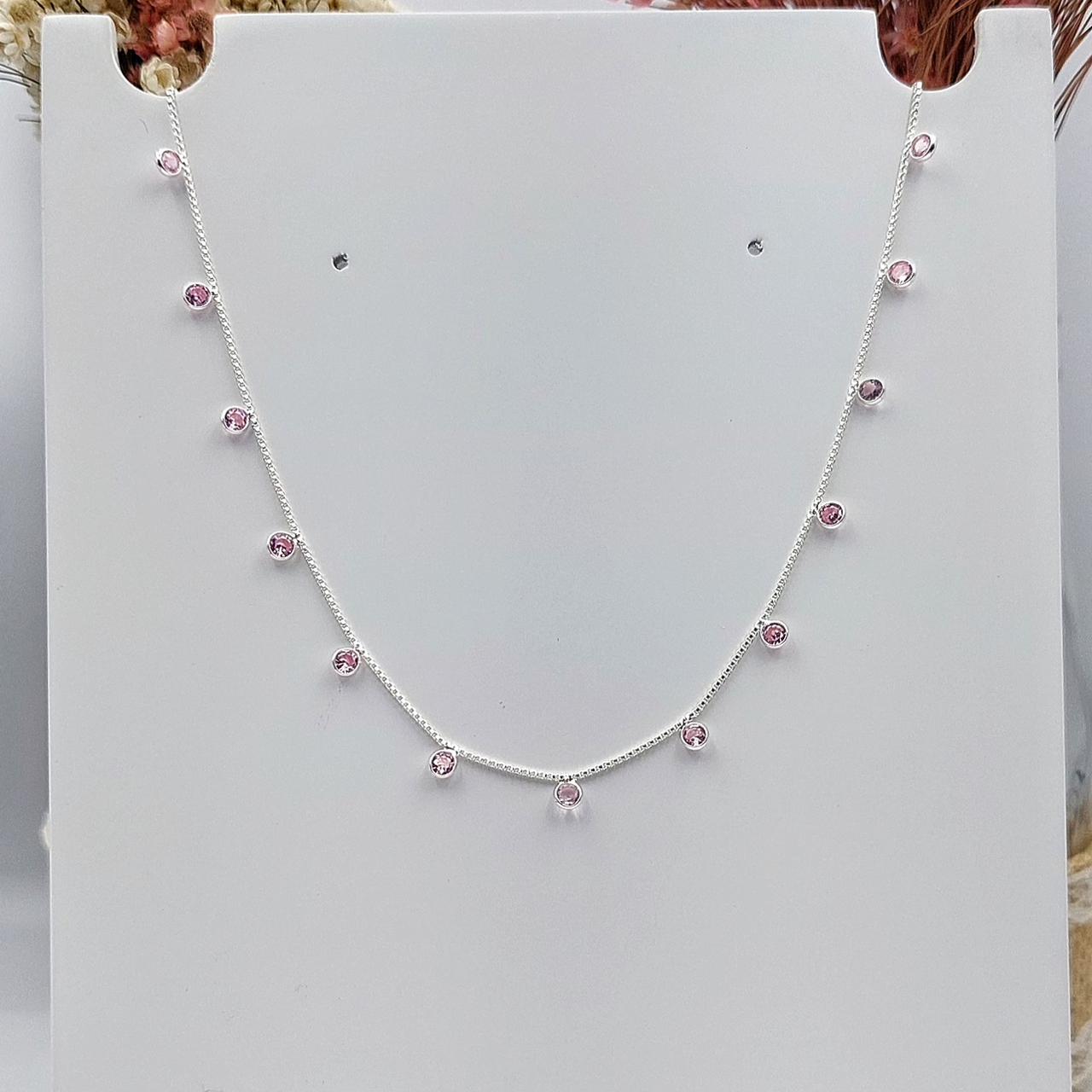 Shoker Prata Rosa  / Cristal 