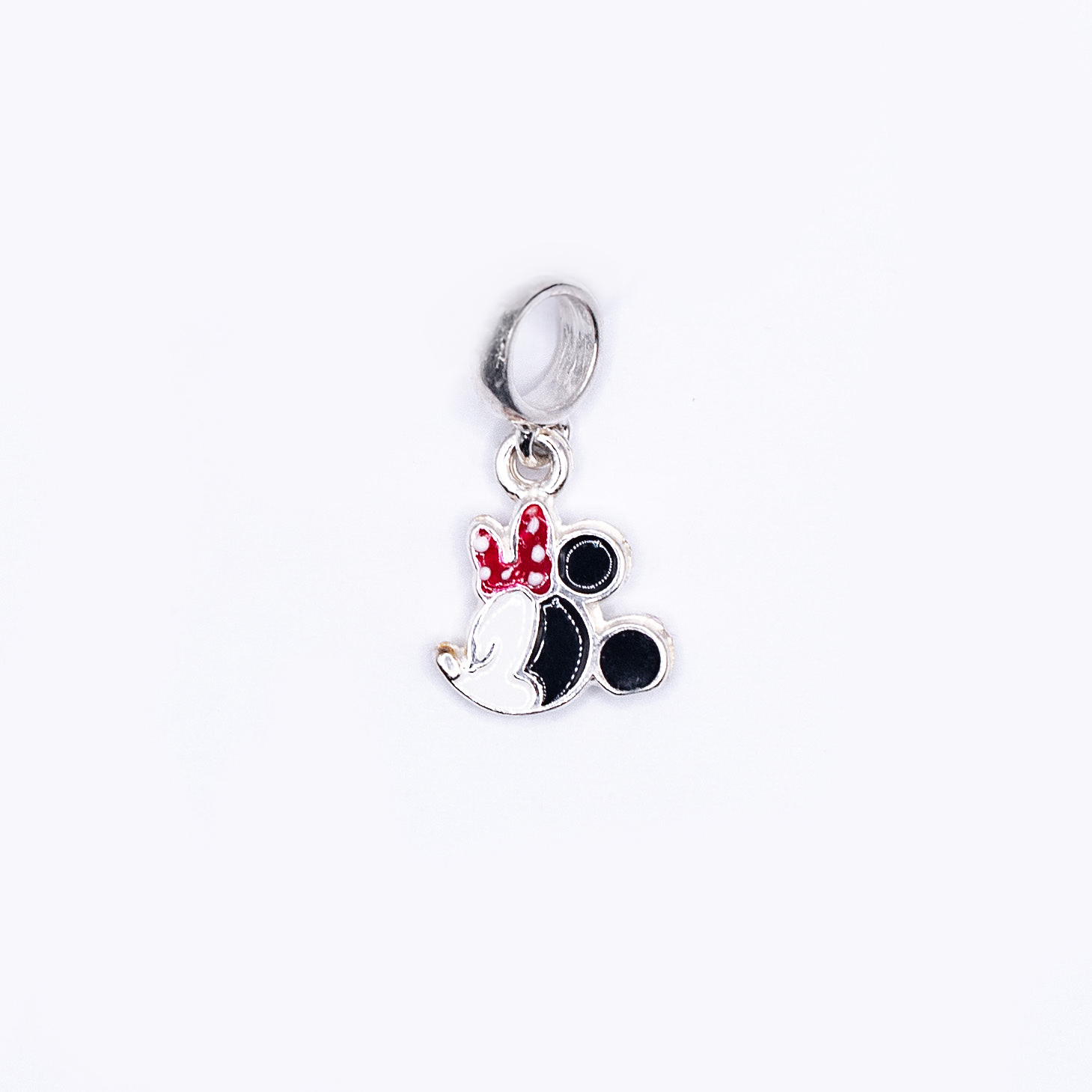 Berloque Prata  Mickey/ Minie
