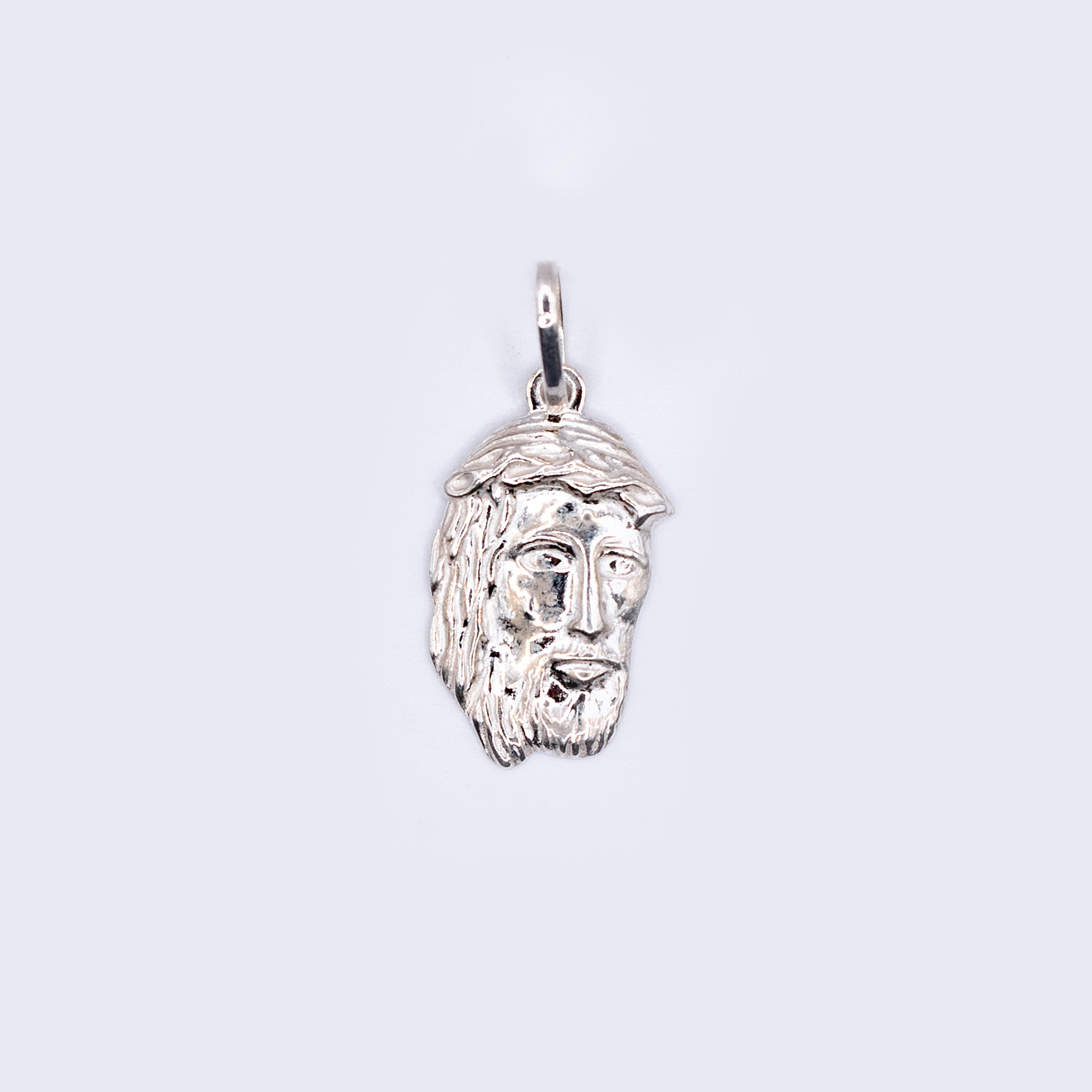 Pingente Face de Cristo Prata 