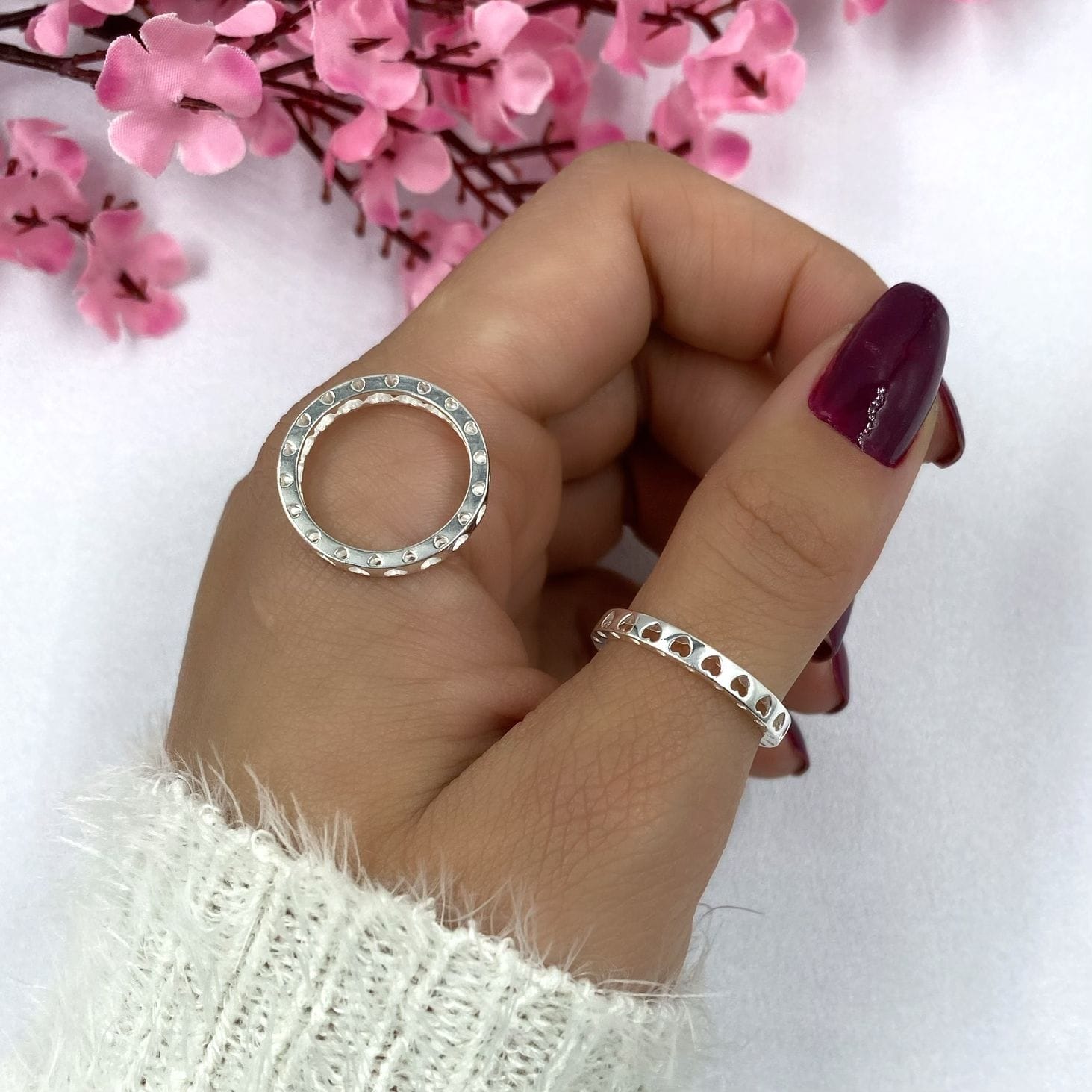 Anel  Coração Elegância e Amor 