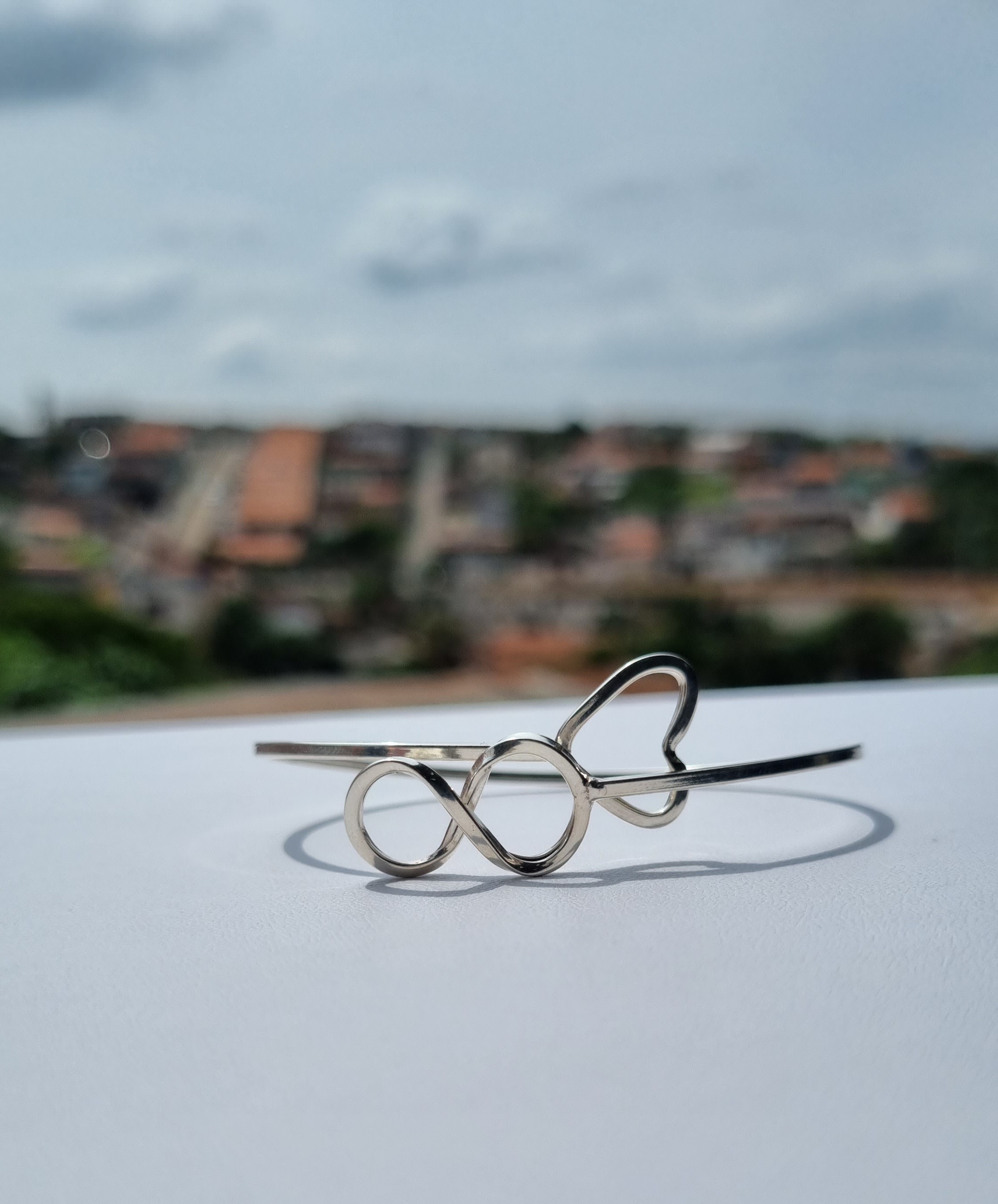 Bracelete Coração e Infinito 