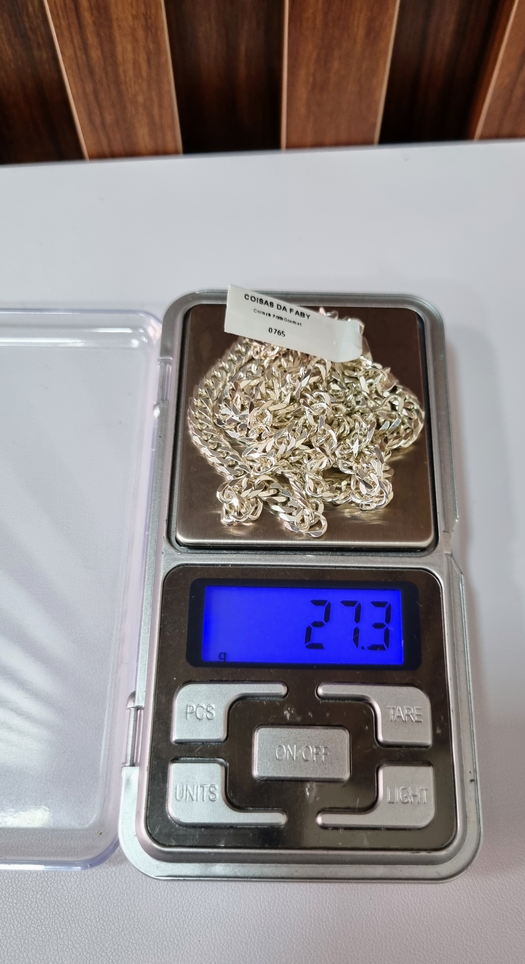 Corrente Prata Gourmet Masculino 