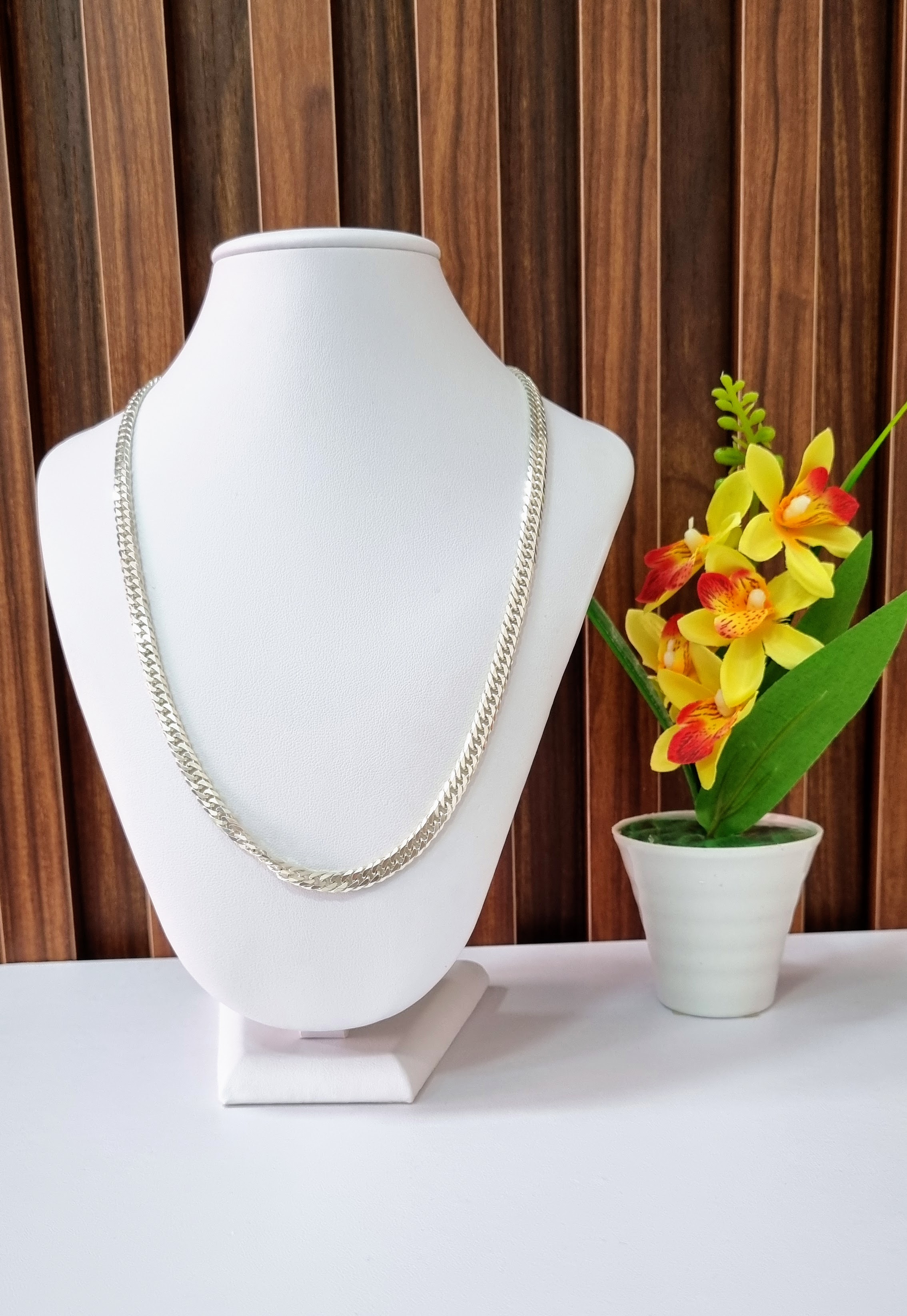 Corrente Prata Gourmet Masculino 