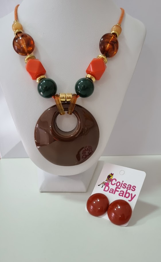 Conjunto Colar e Brinco 