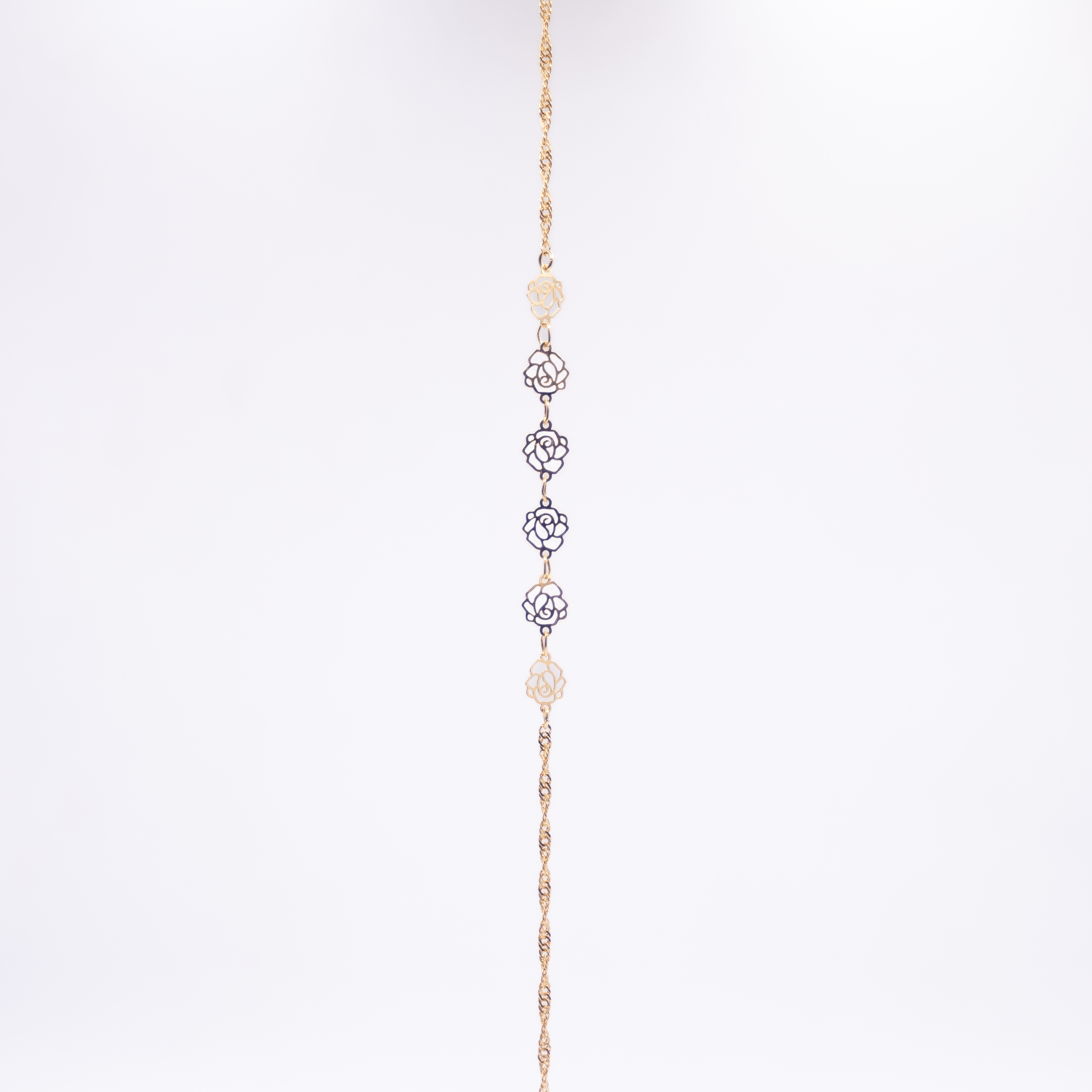 Pulseira Rosa Vazada Feminino 