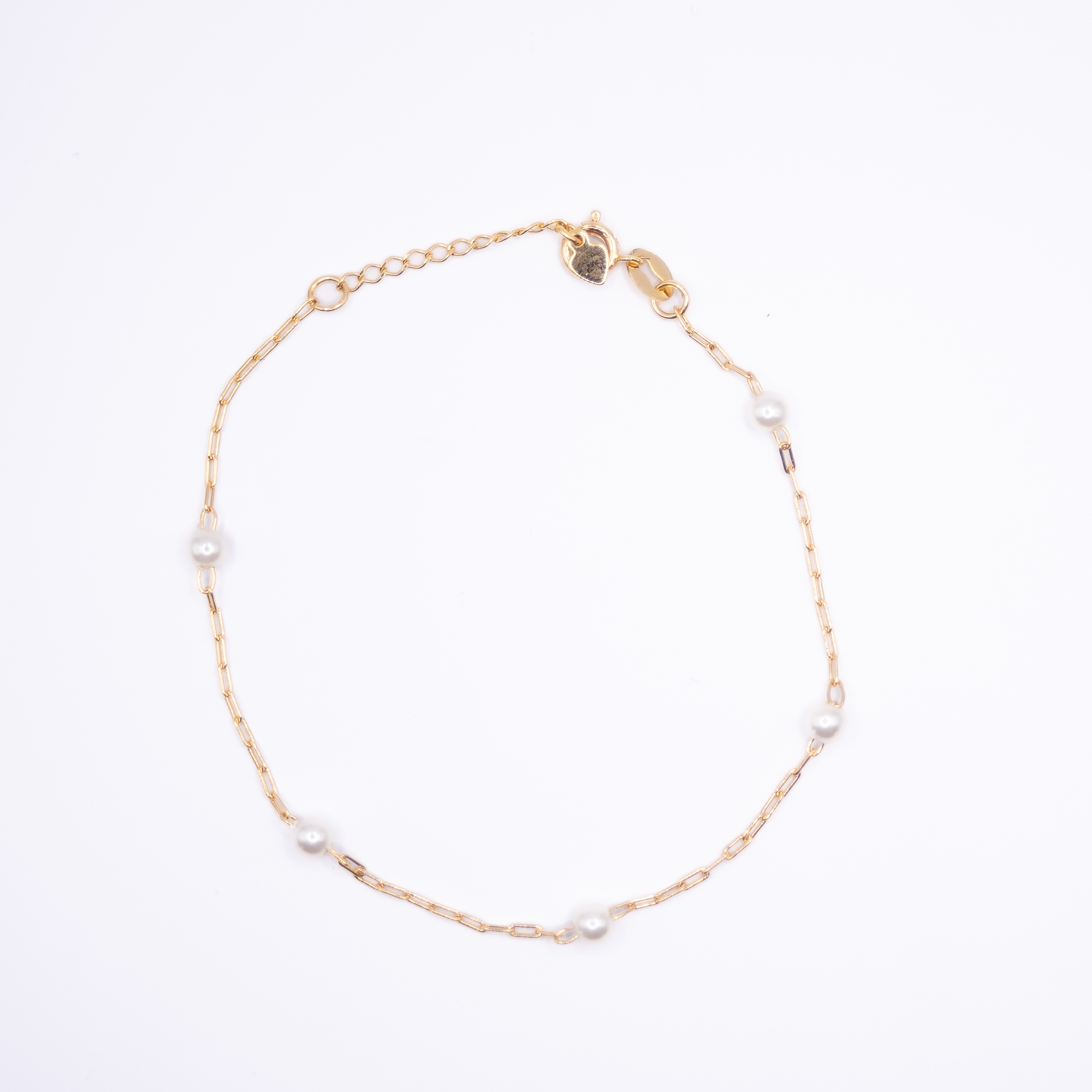 Pulseira Banhada ouro 18k com Pérolas 