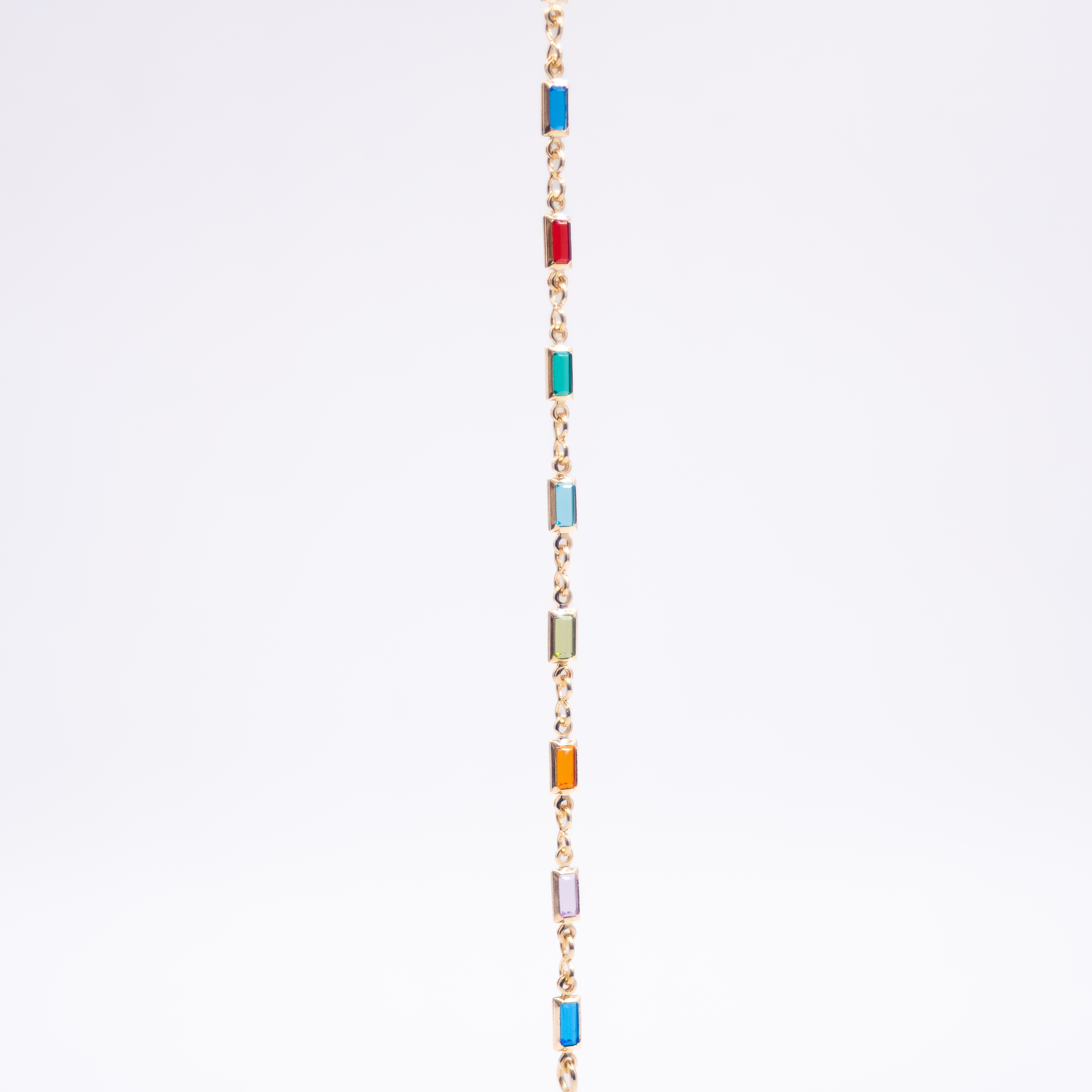 Pulseira Colorida  Banhada ouro18k 