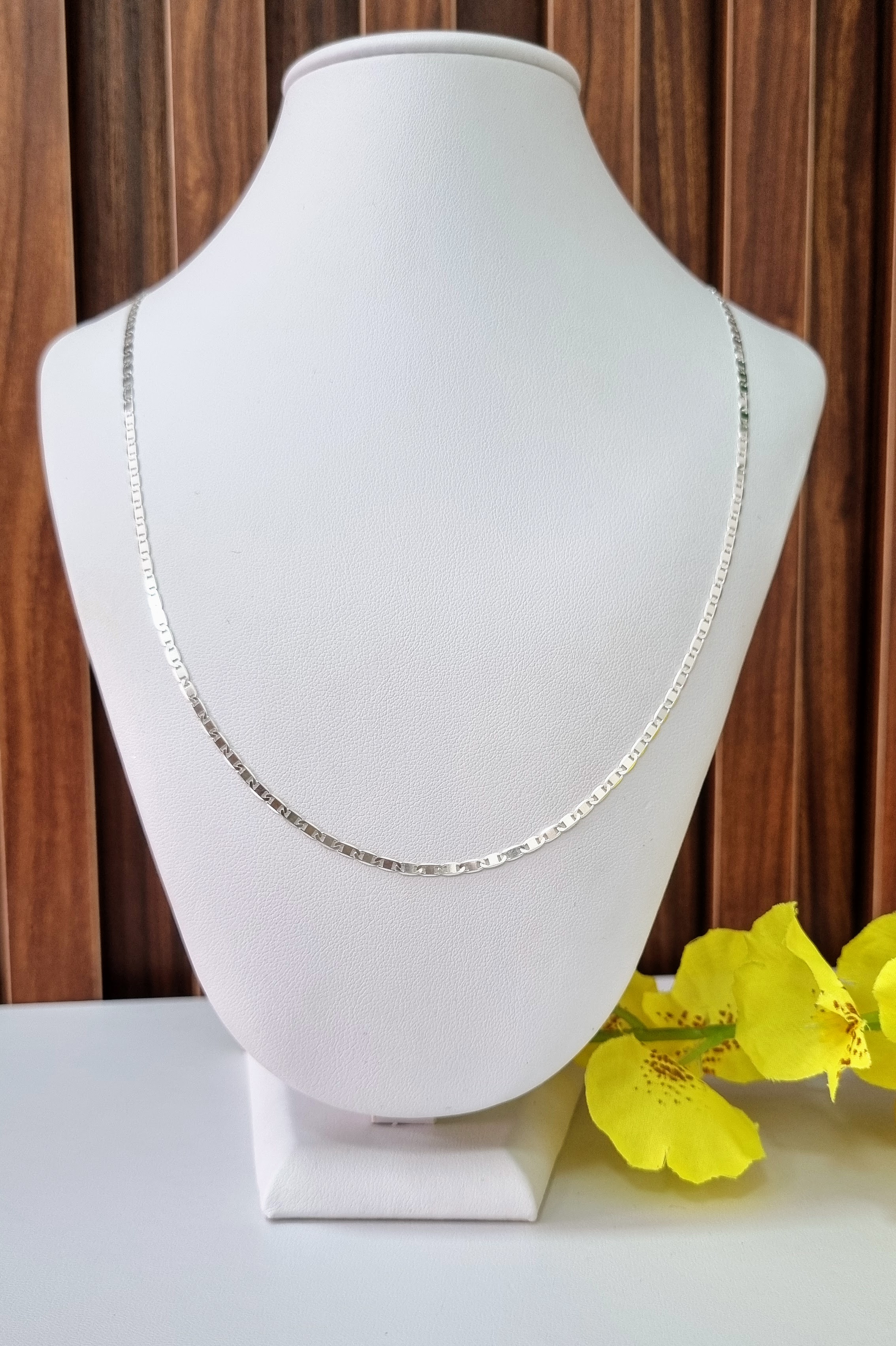 Corrente  de Prata 925 Espelhada 