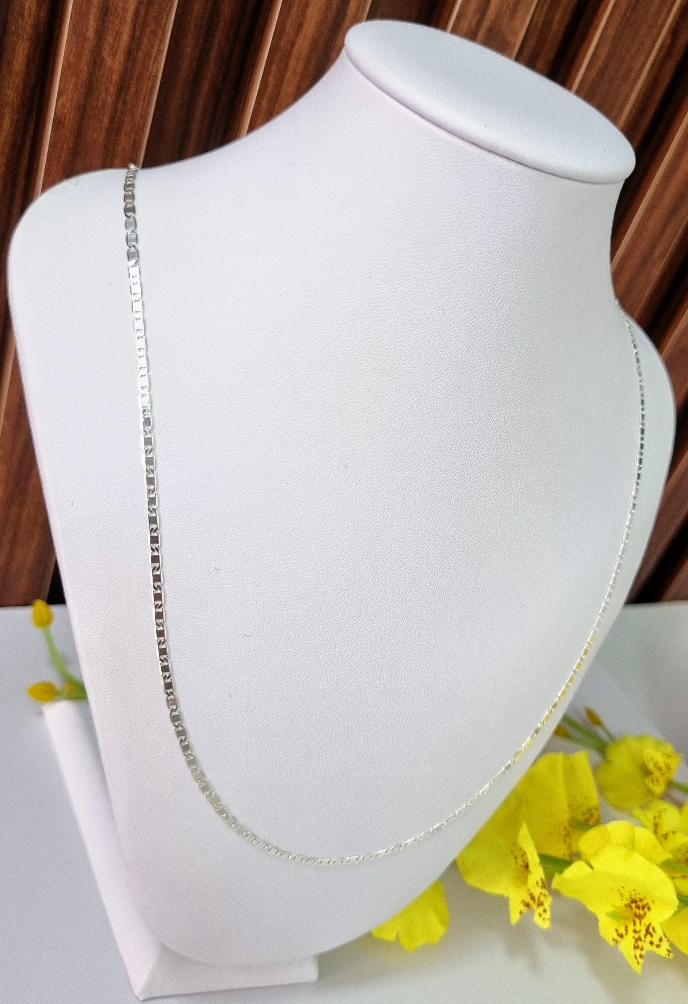 Corrente  de Prata 925 Espelhada 