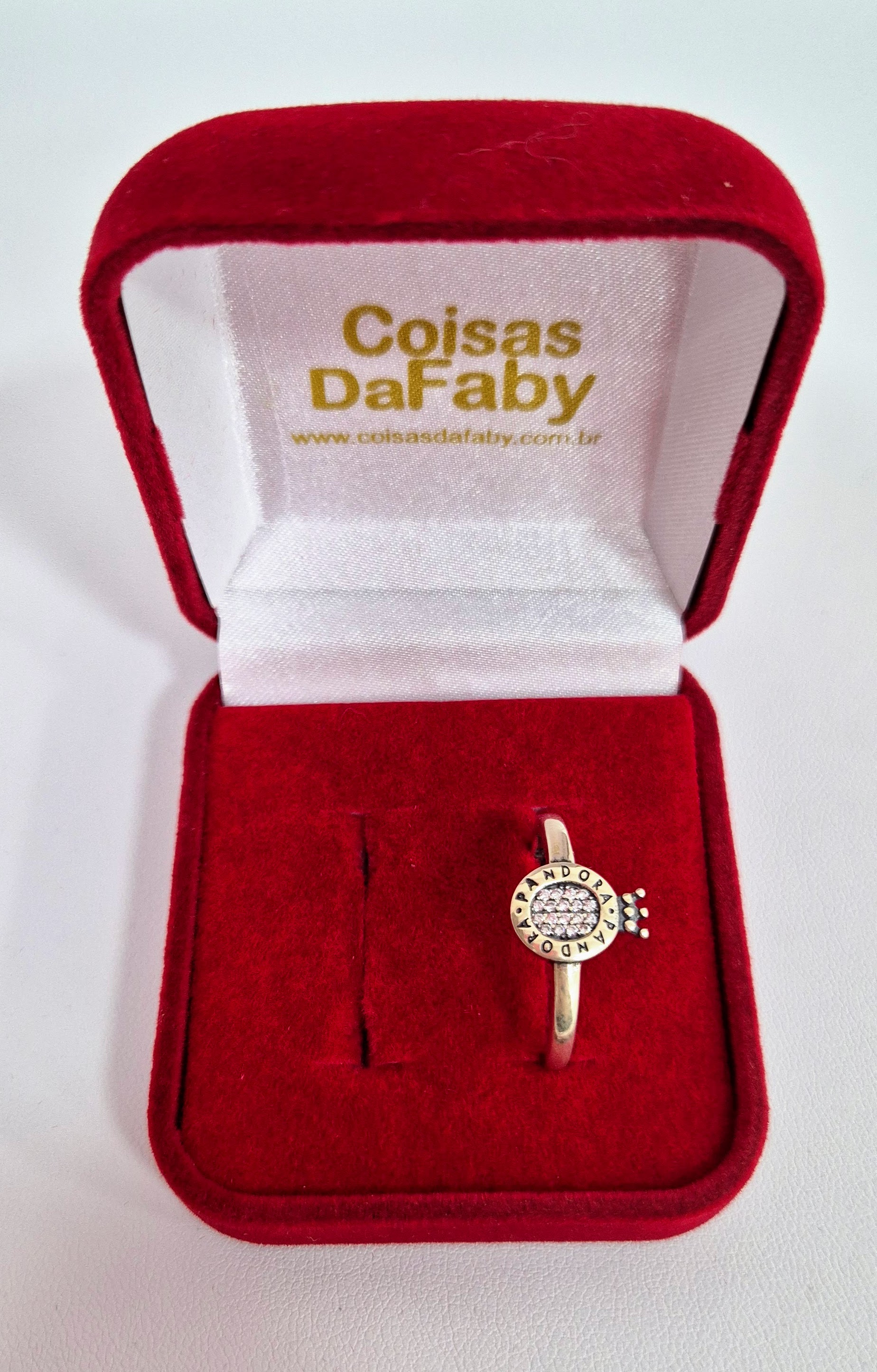 Anel Prata estilo Pandora
