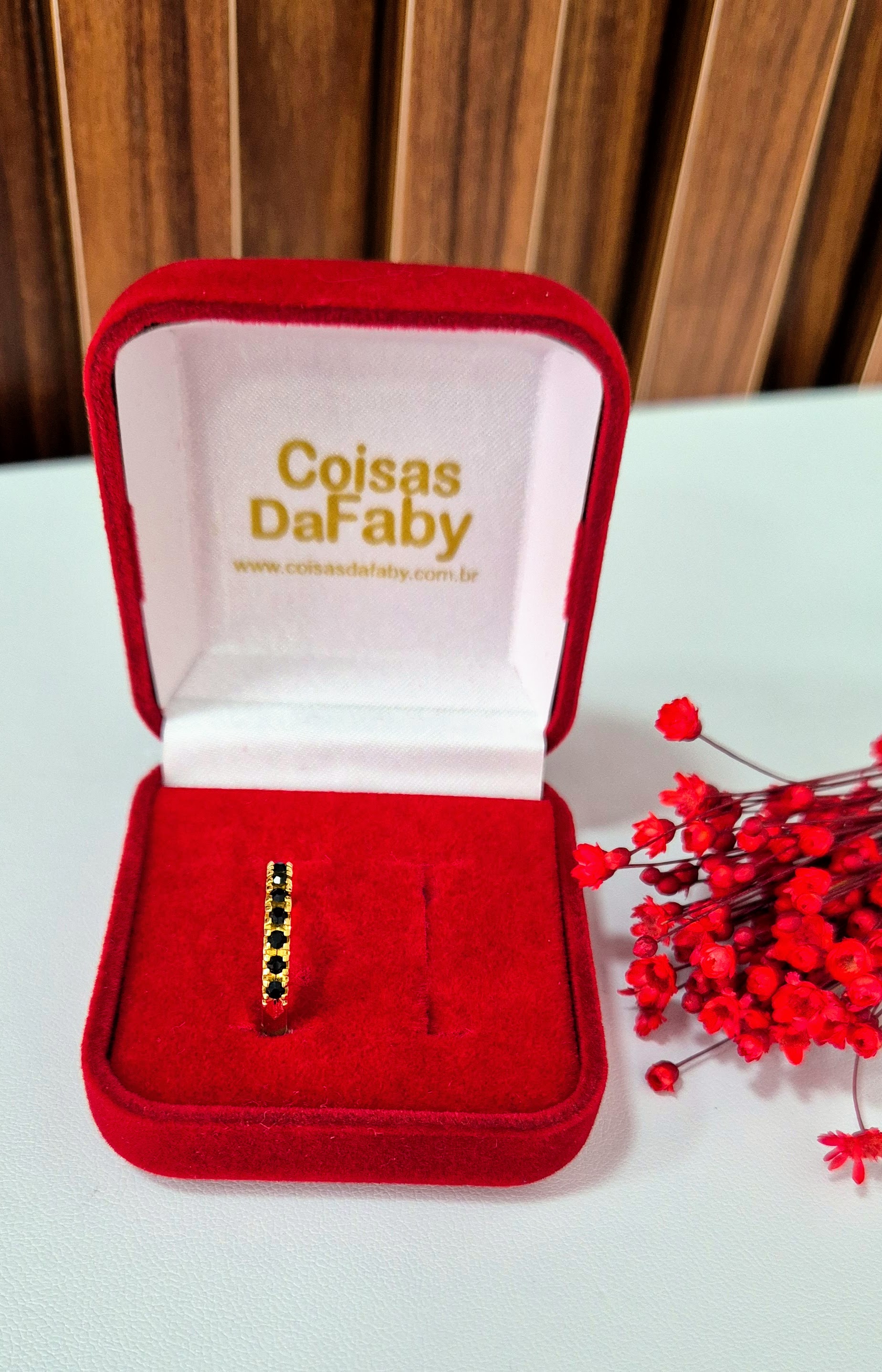 Anel Meia Aliança /Aparador