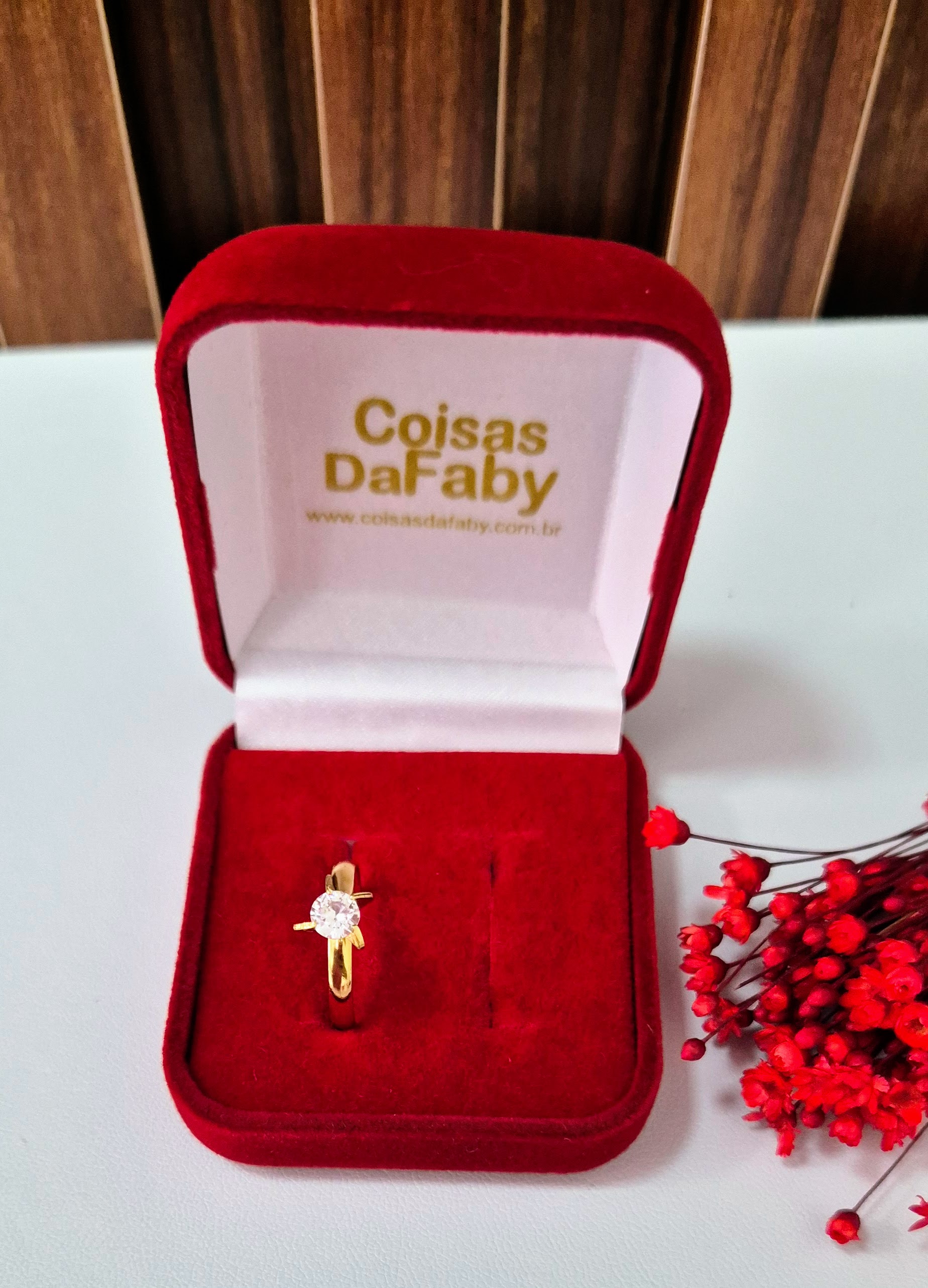 Anel solitário