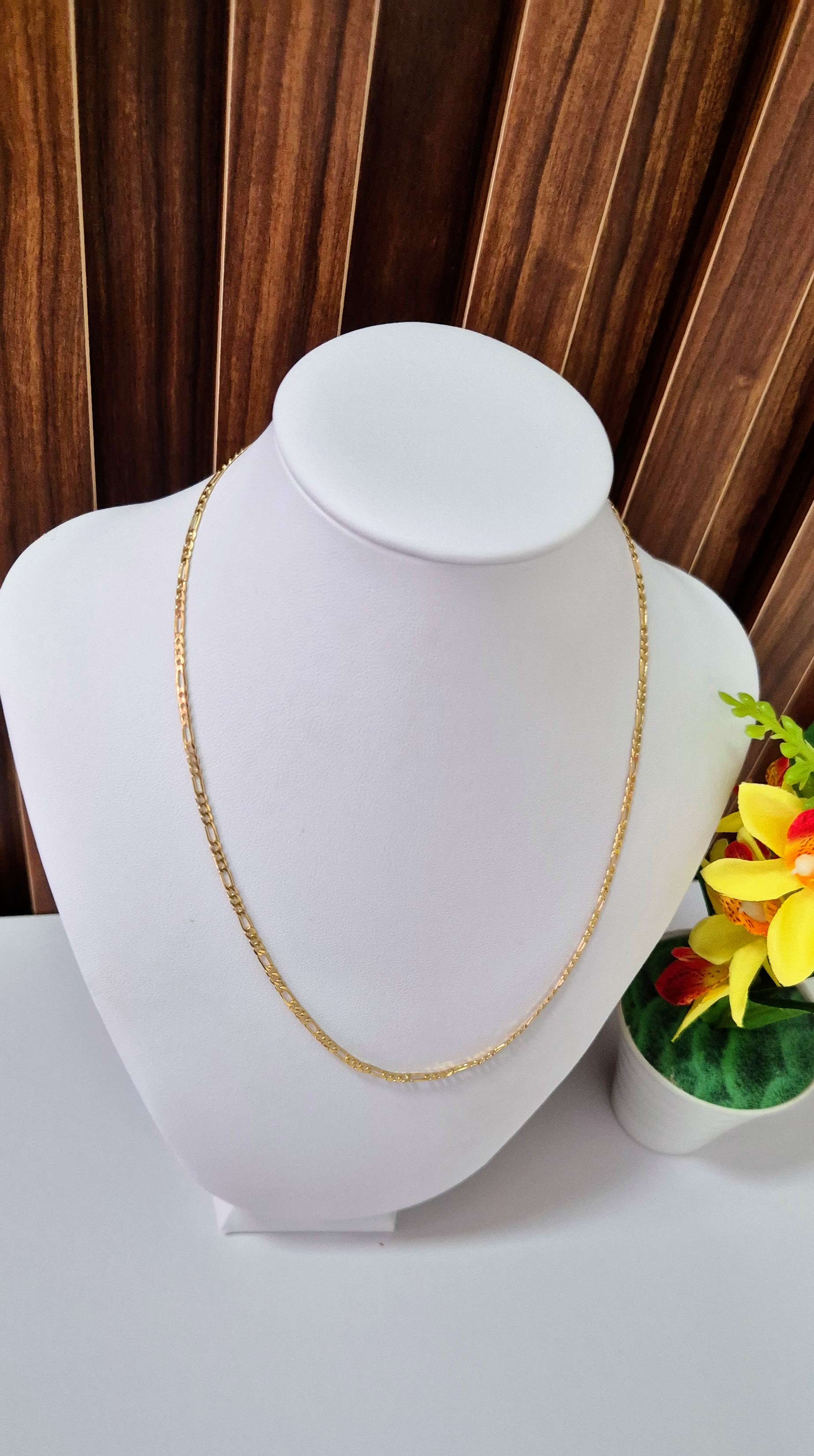 Corrente 40cm Banhada ouro 18k