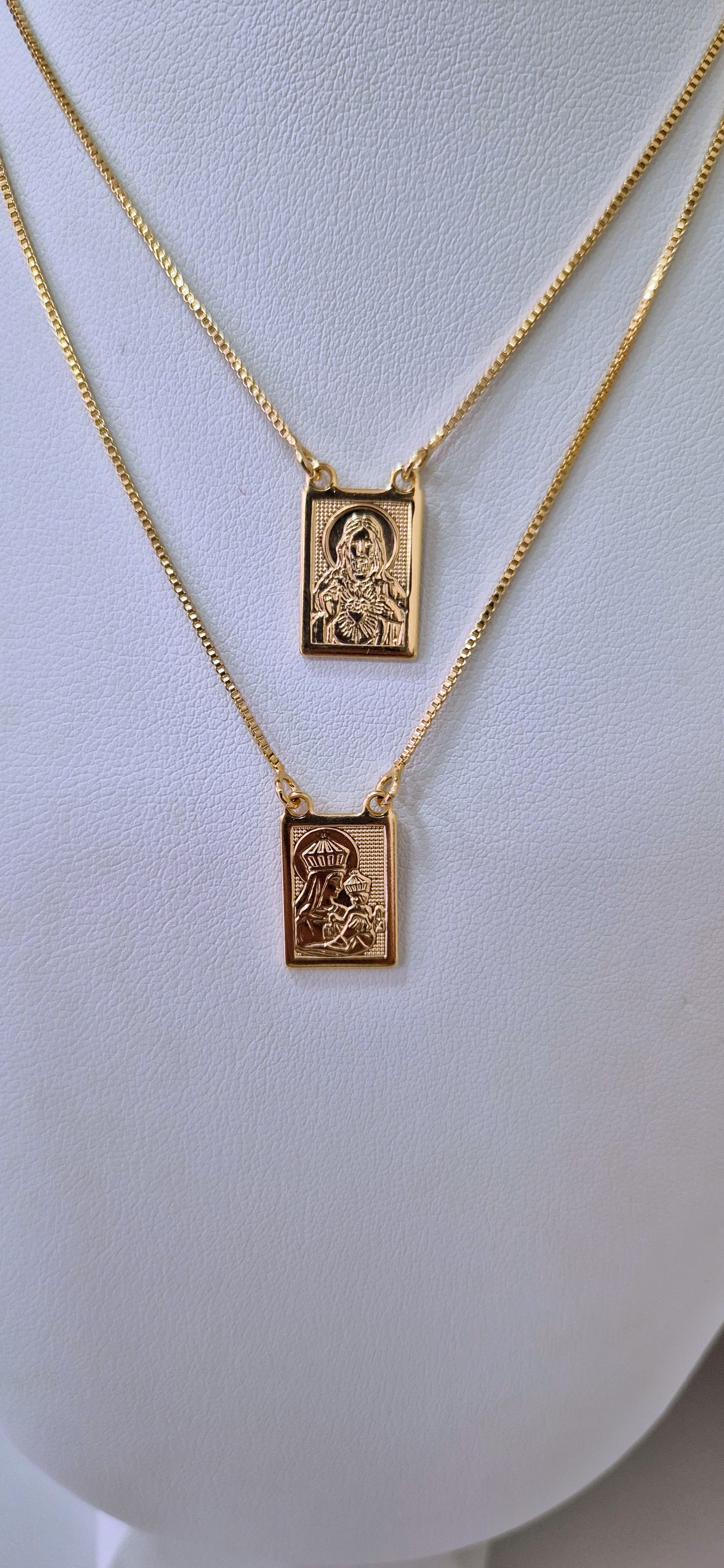 Escapulário Banhado ouro18k