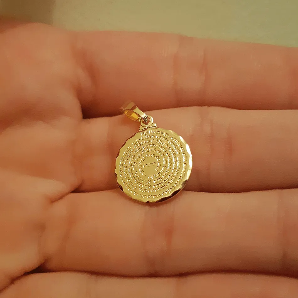 Pingente Pai nosso mini