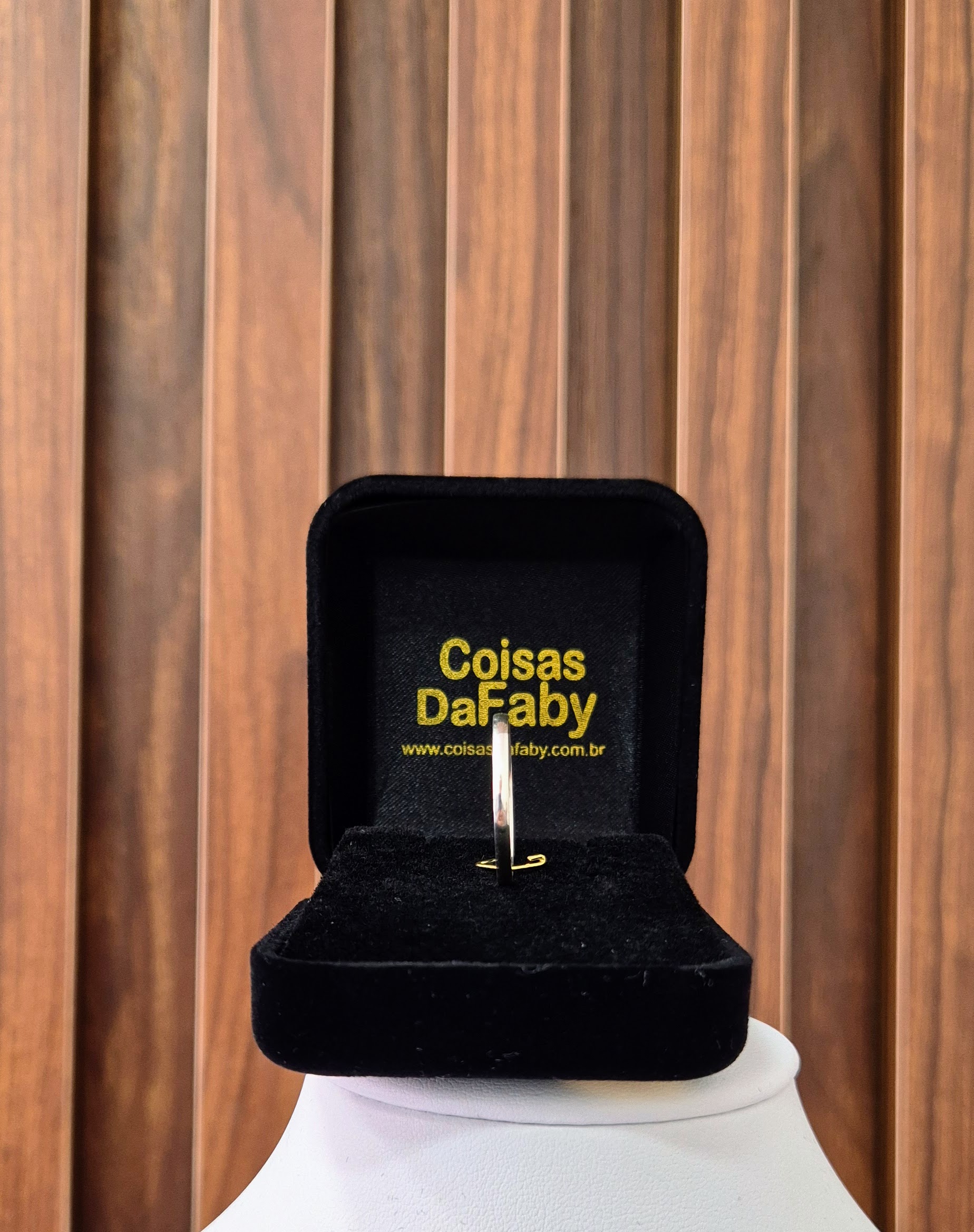  Aliança Prata Lisa Tradicional 