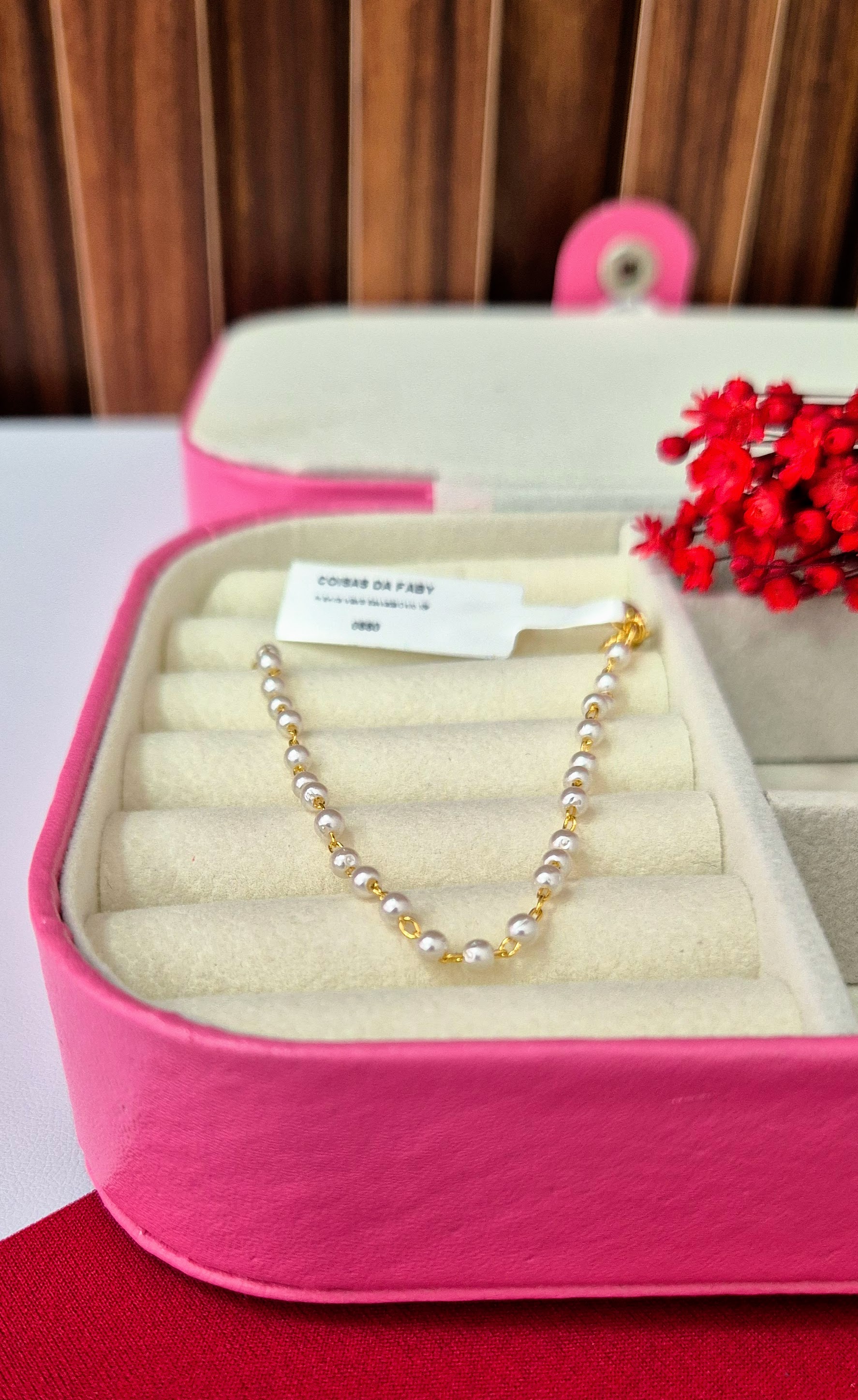 Pulseira Pérolas Infantil