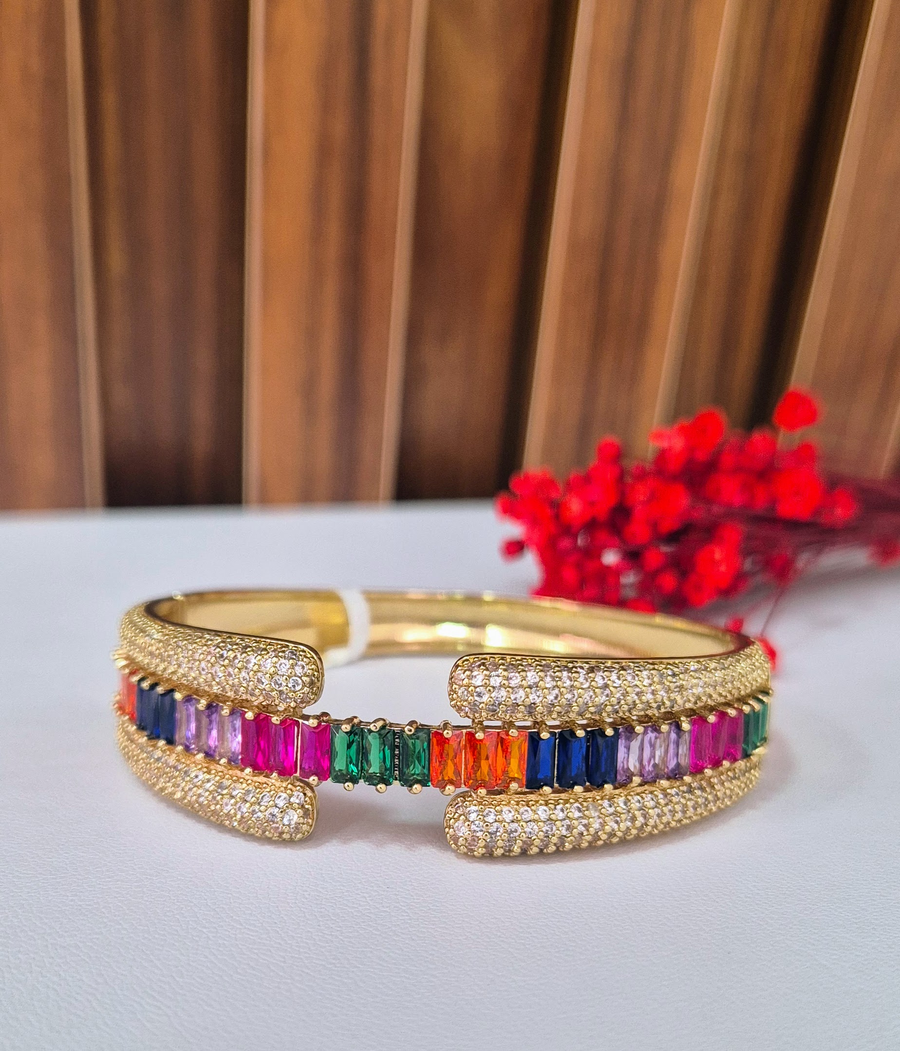 Bracelete Cravejado Luxo