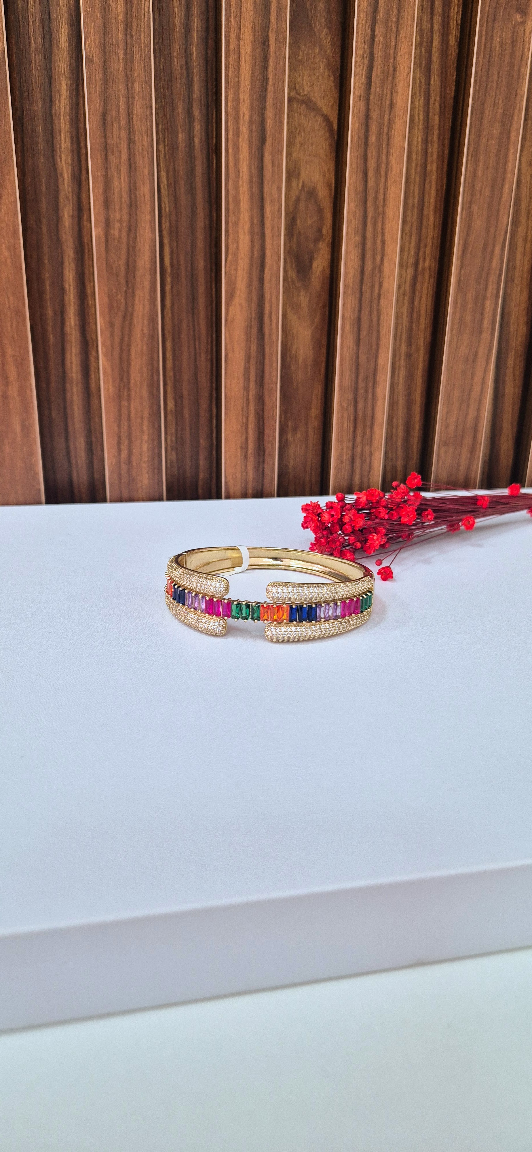 Bracelete Cravejado Luxo 