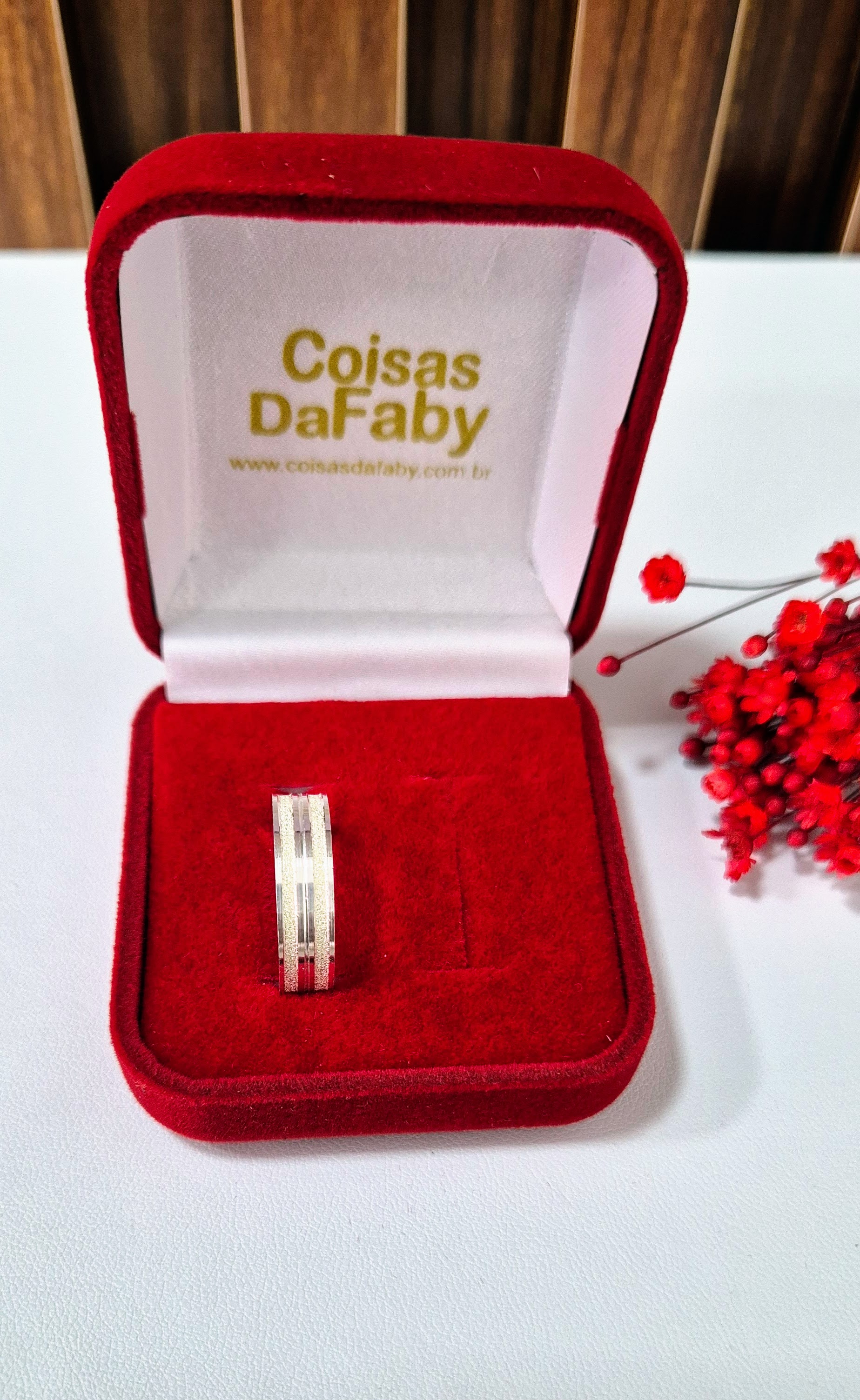 Aliança Prata Grossa 