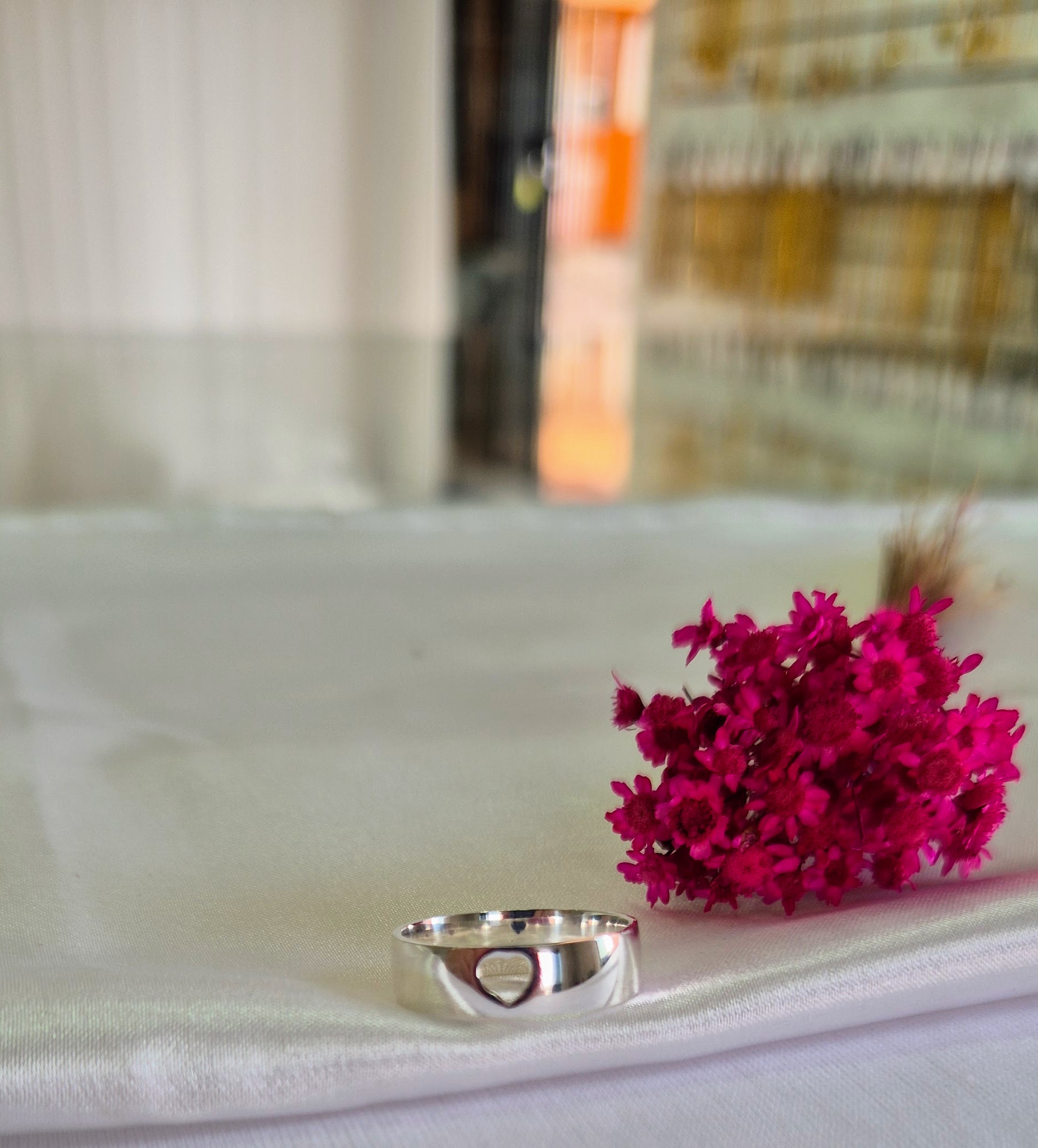 Aliança Coração Vazado 