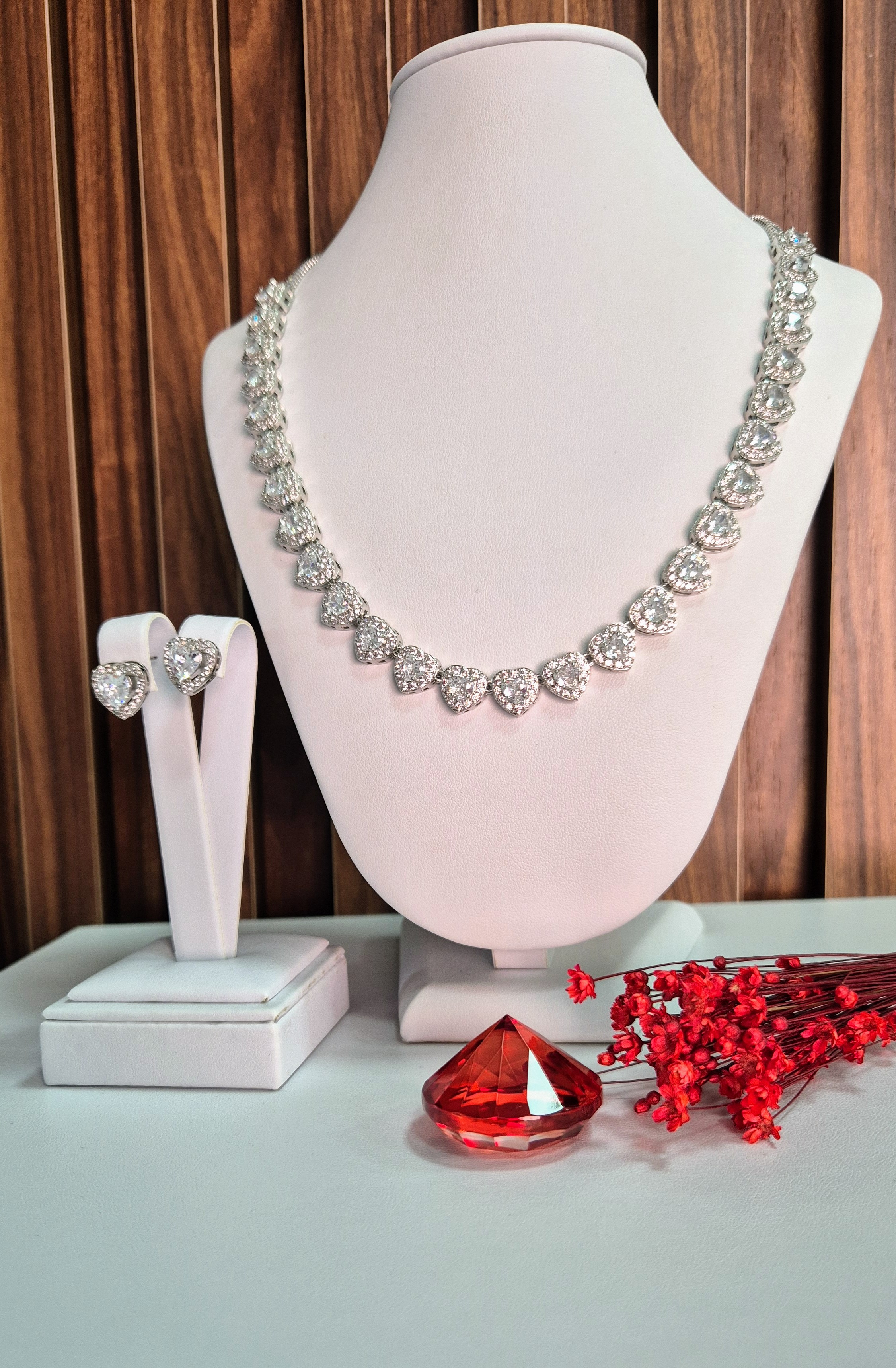 Conjunto Coração de Cristal