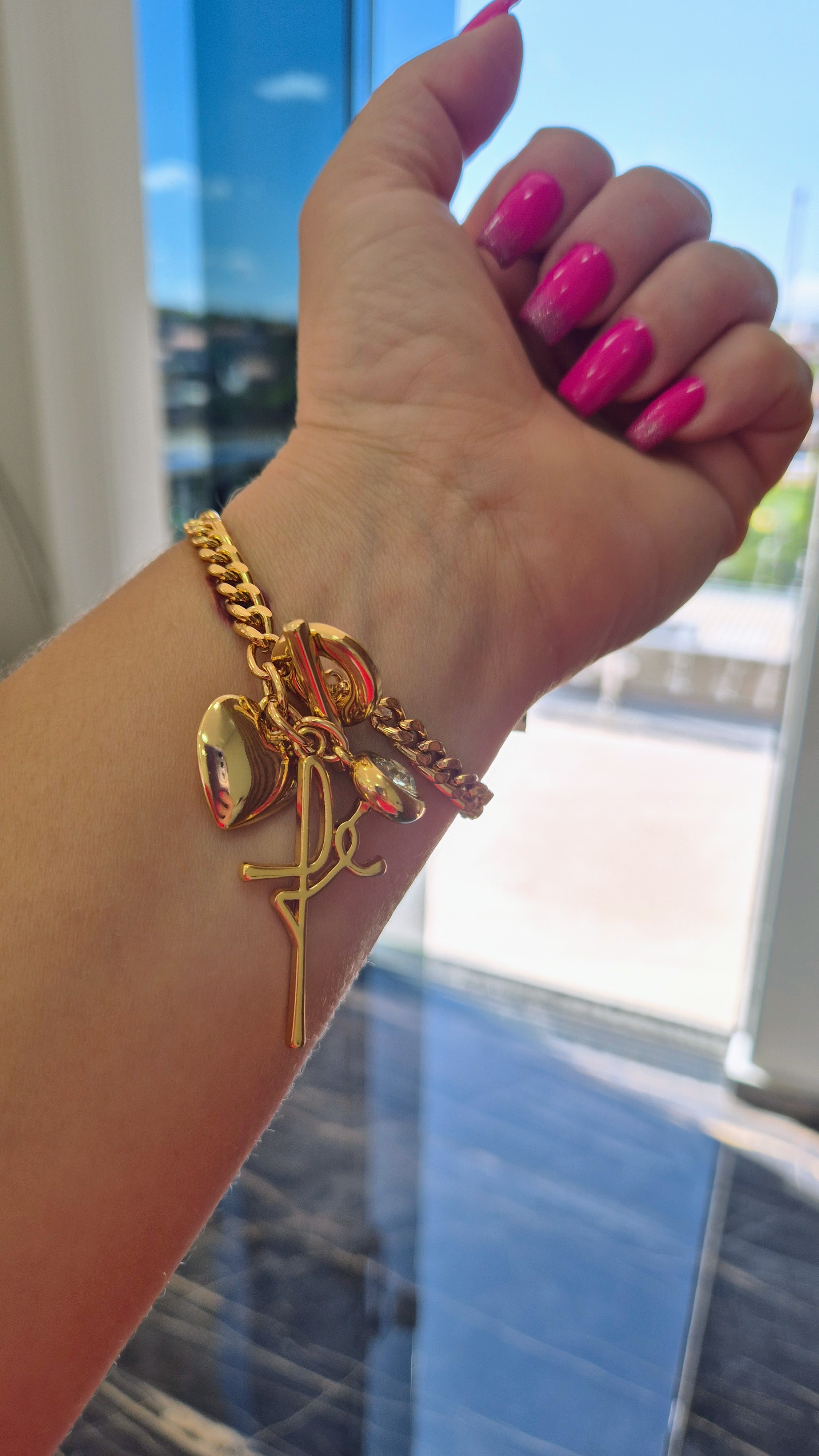 Pulseira Fé  Verniz Italiano 