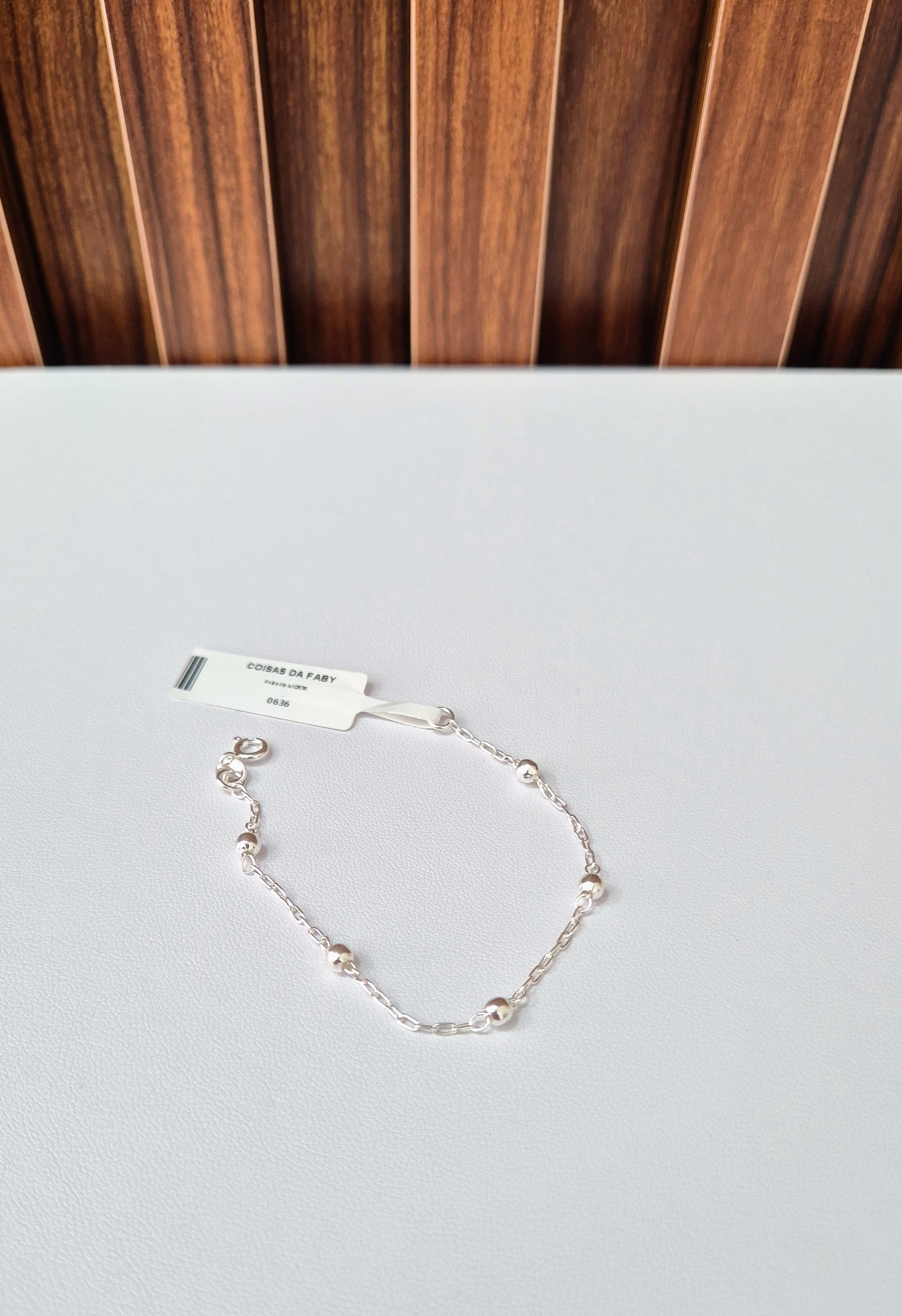 Pulseira Bolinhas Prata 