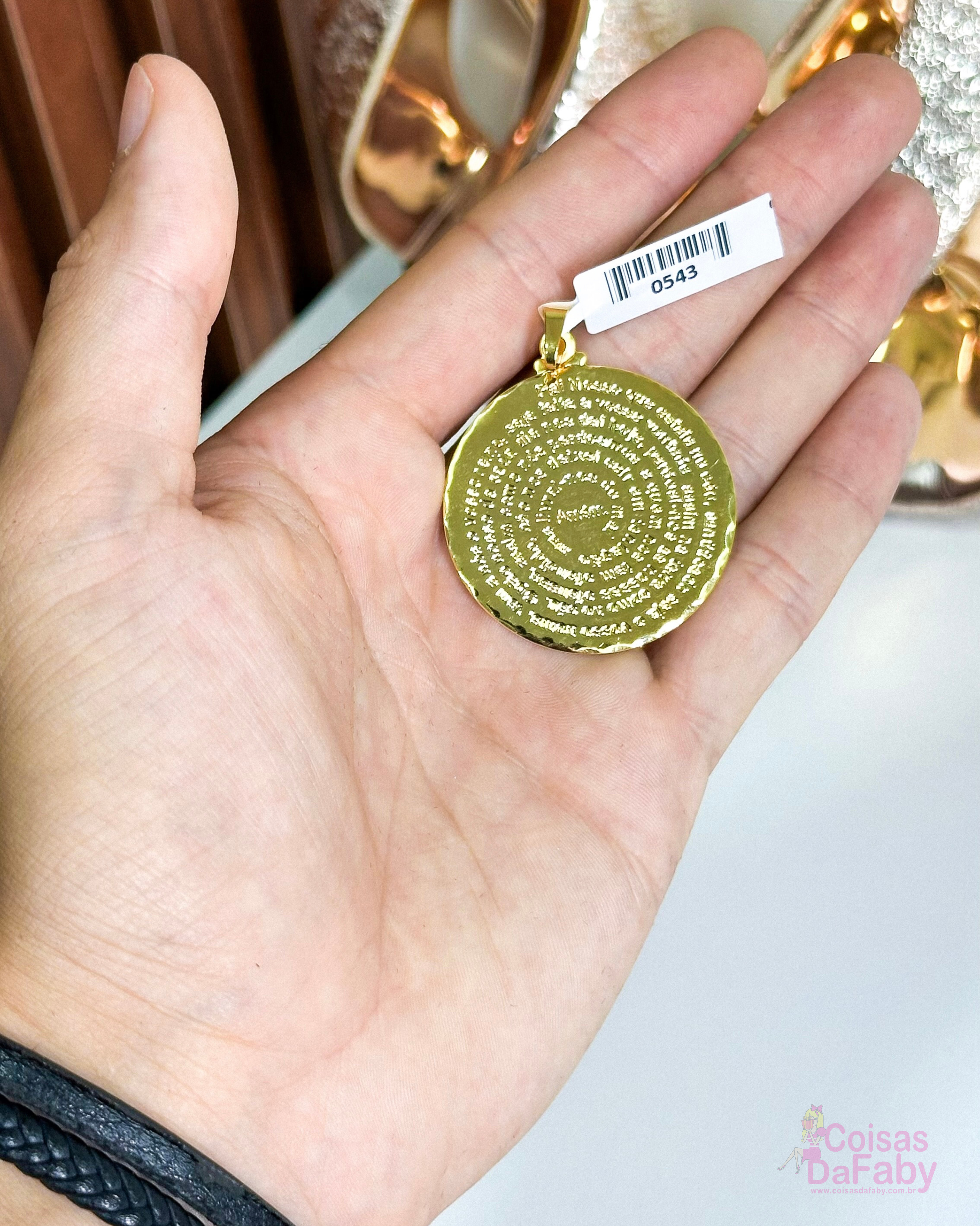 Pingente Pai nosso mini