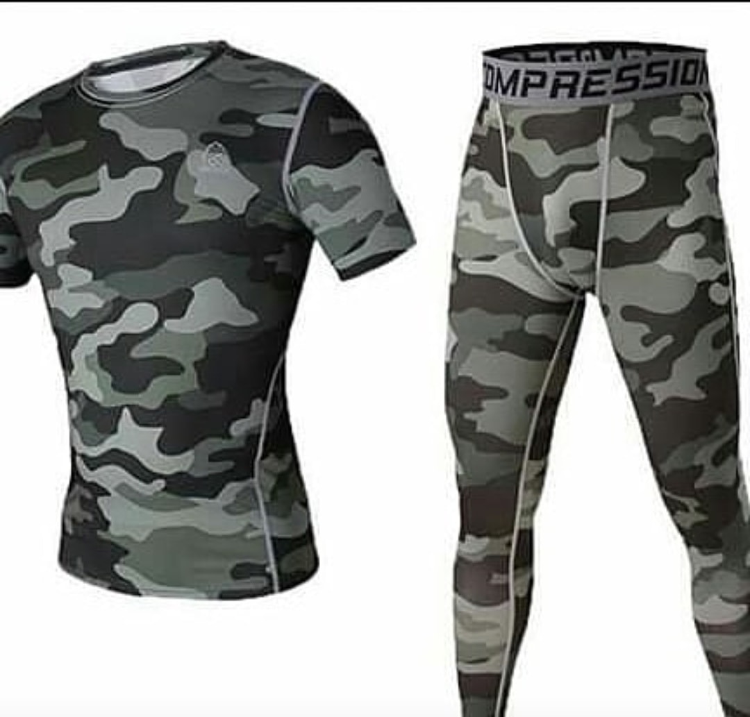 Men’s Rash guard and compression pant set