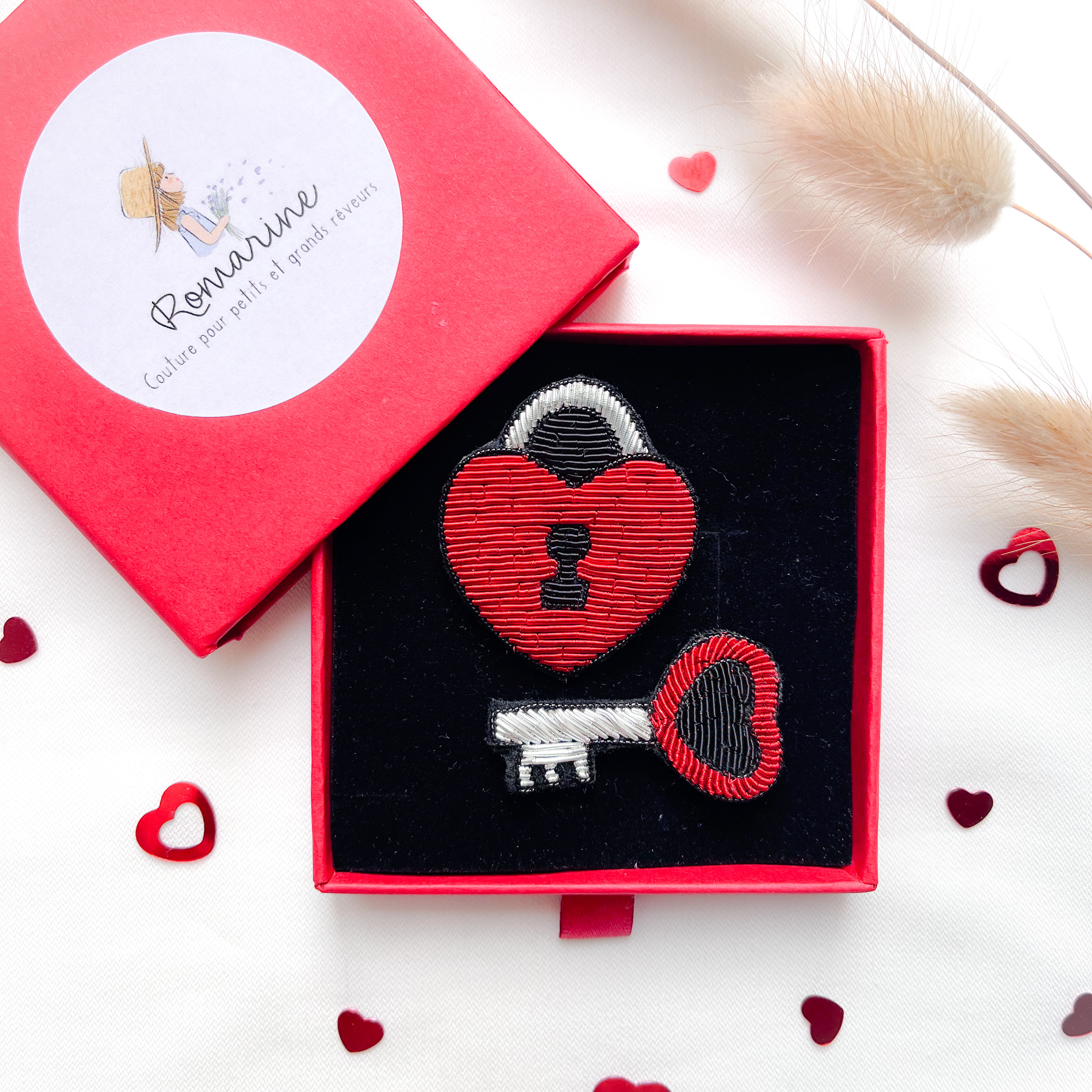 Coffret "La clé de mon coeur"