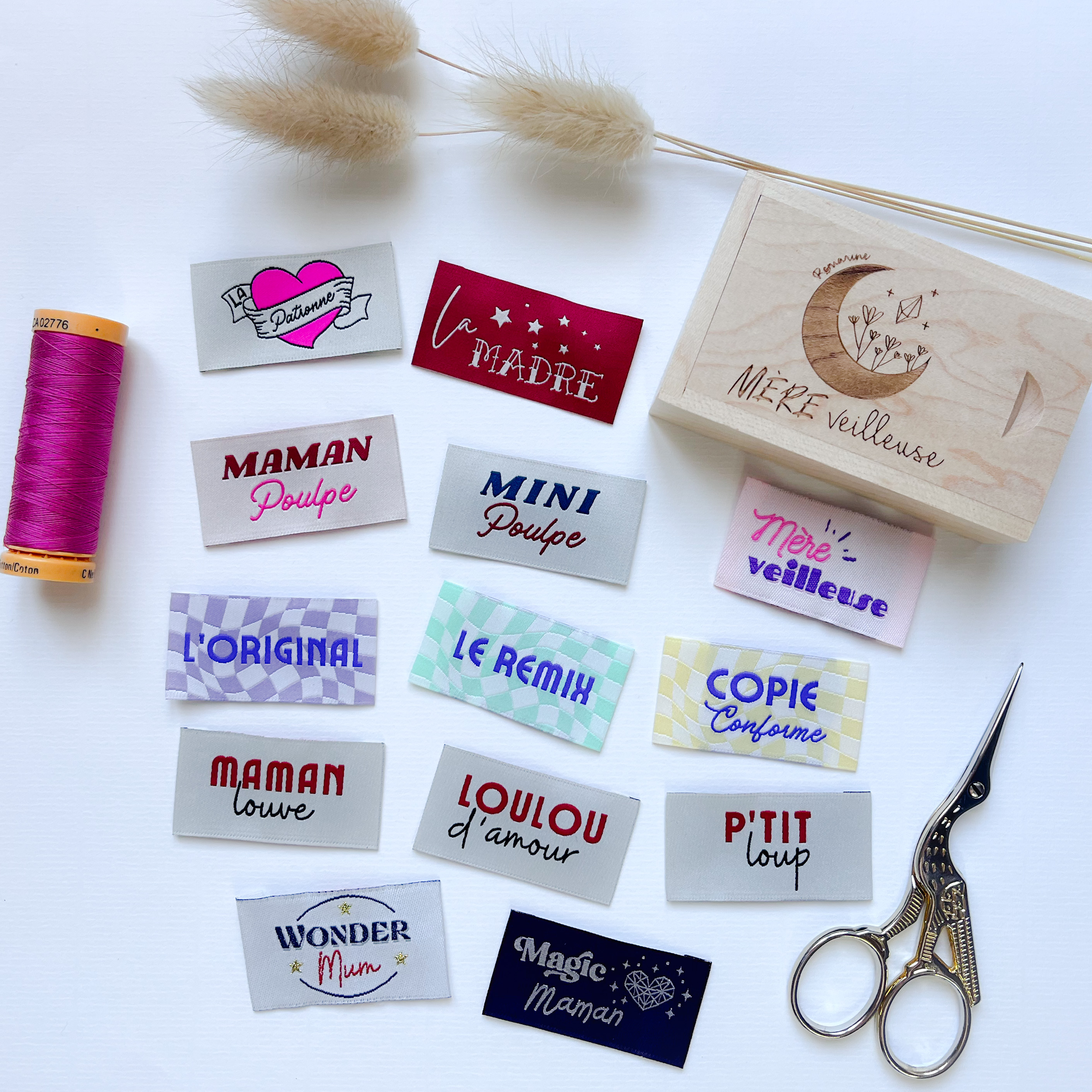Boîte de rangement garnie - Mère veilleuse