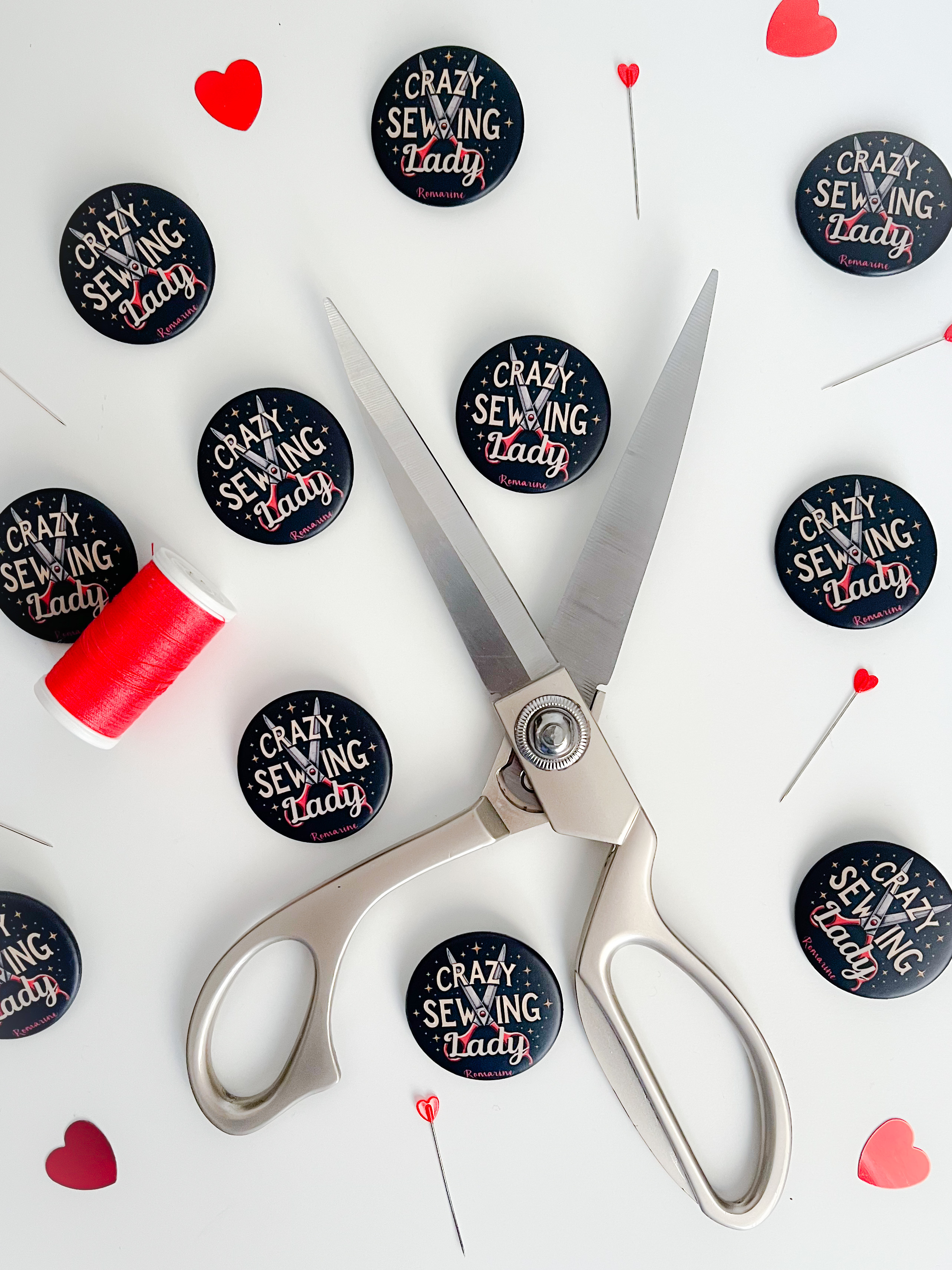 "Crazy Sewing Lady"