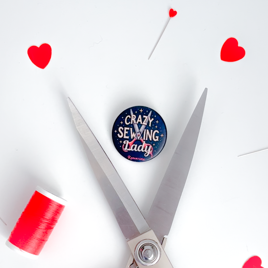 "Crazy Sewing Lady"