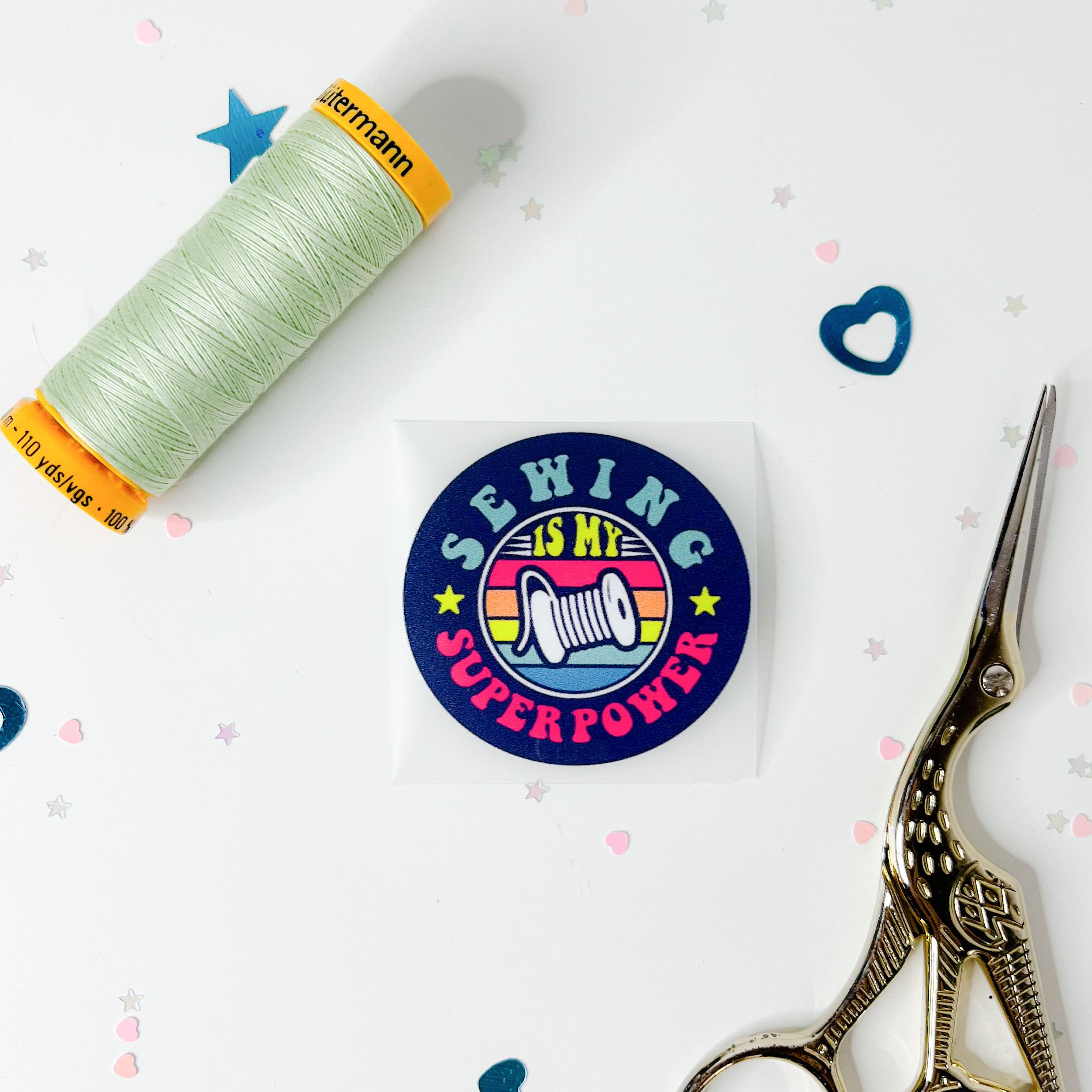 "Sewing is my super power" 