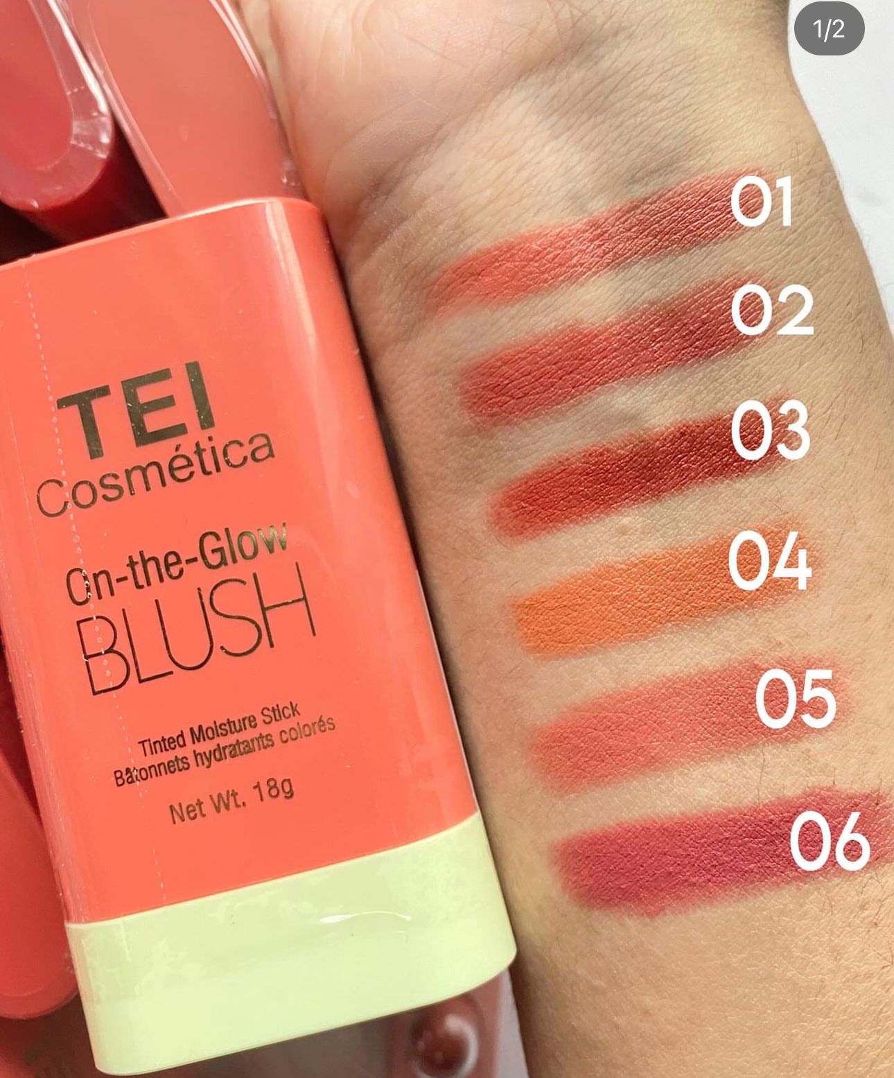 Barra de rubor hidratante