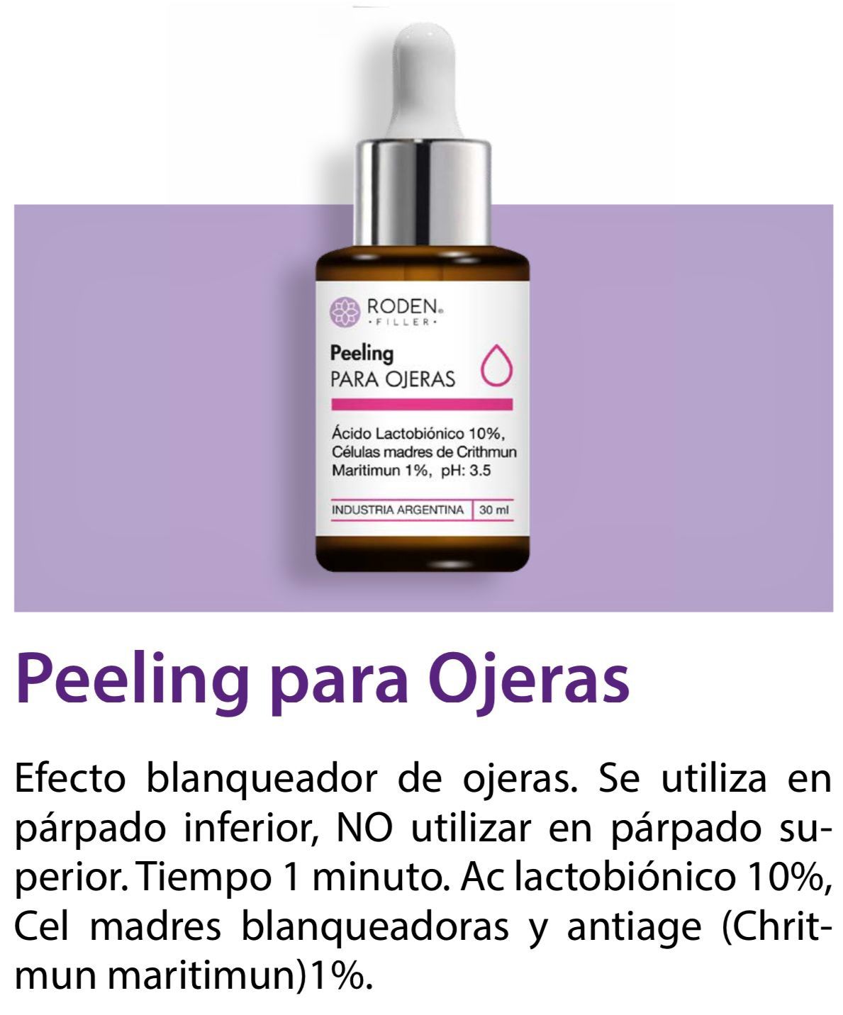 Peeling para Ojeras